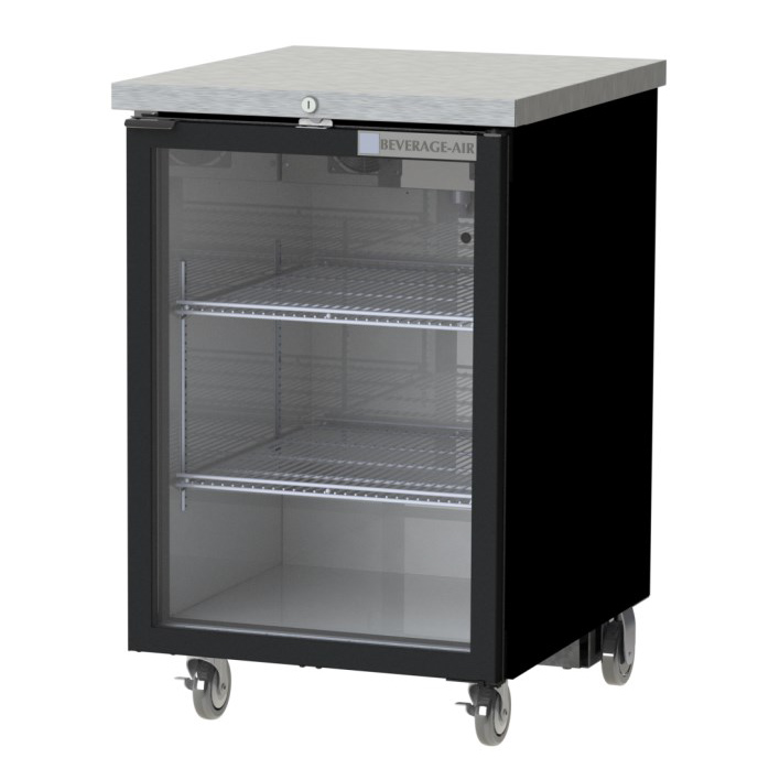 Beverage Air, BB24HC-1-FG-B, Back Bar Cabinet, Refrigerated