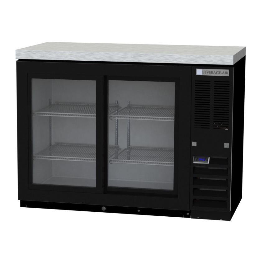 Beverage Air, BB48HC-1-F-GS-B, Back Bar Cabinet, Refrigerated