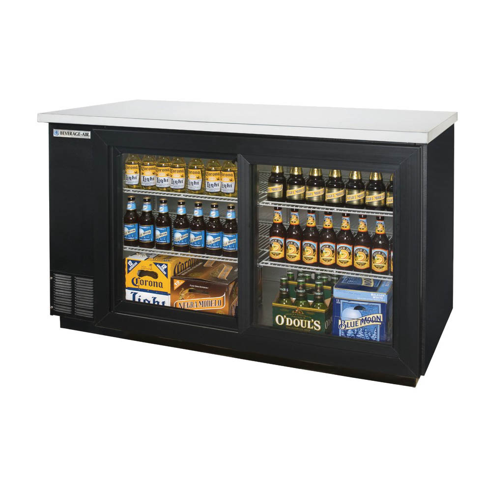 Beverage Air, BB58HC-1-F-GS-B, Back Bar Cabinet, Refrigerated