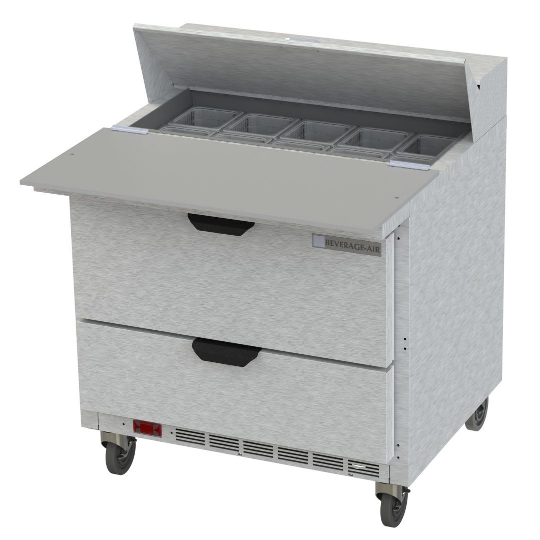 Beverage Air, SPED36HC-10C-2, Refrigerated Counter, Sandwich / Salad Unit