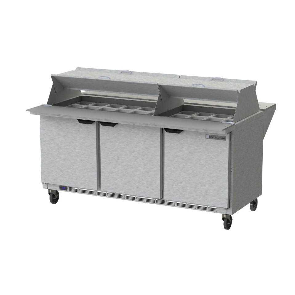 Beverage Air, SPE72HC-30M-DS, Refrigerated Counter, Mega Top Sandwich / Salad Unit