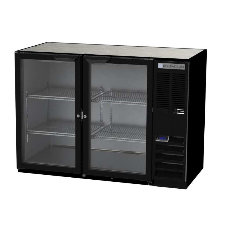 Beverage Air, BB48HC-1-FG-B, Back Bar Cabinet, Refrigerated