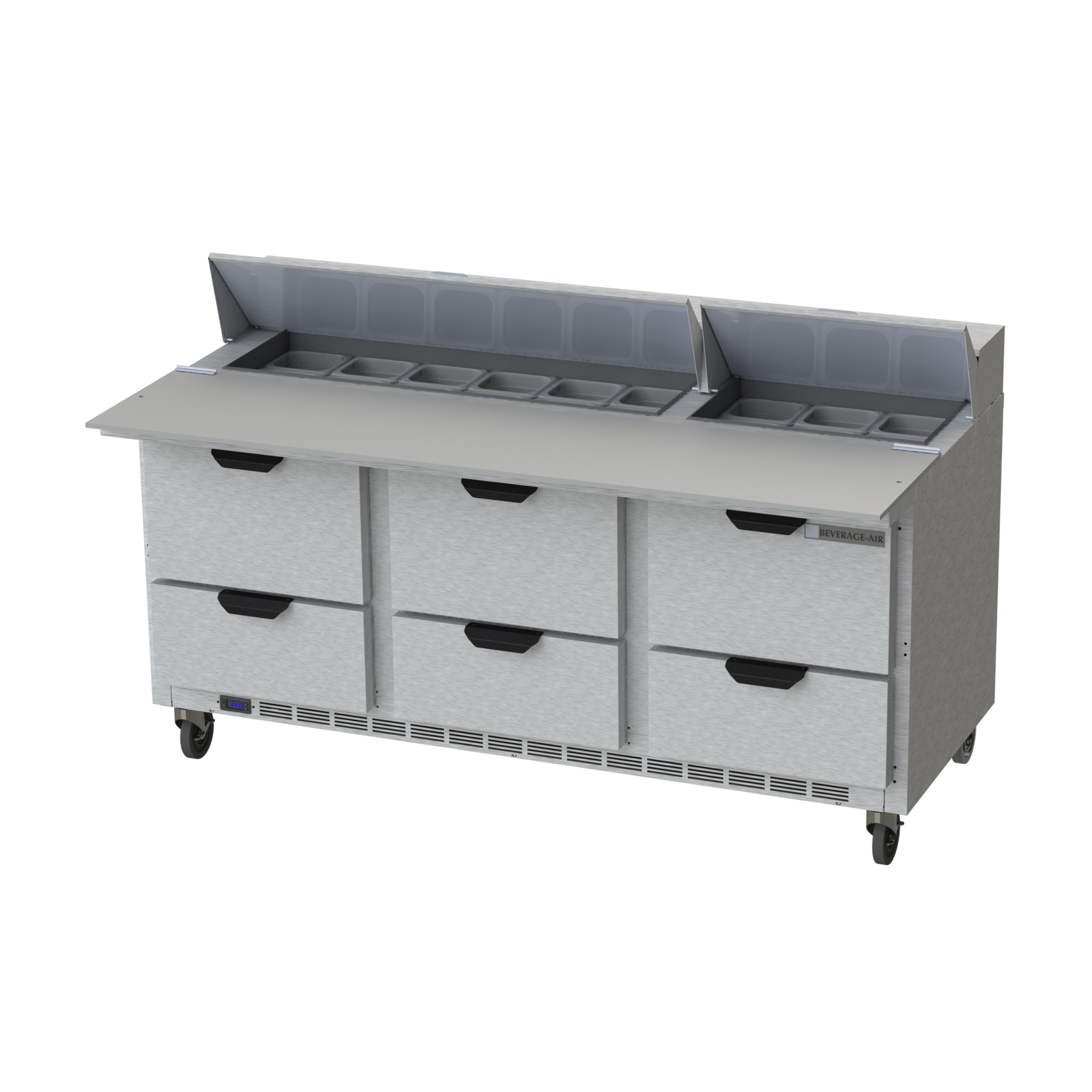 Beverage Air, SPED72HC-18C-6, Refrigerated Counter, Sandwich / Salad Unit