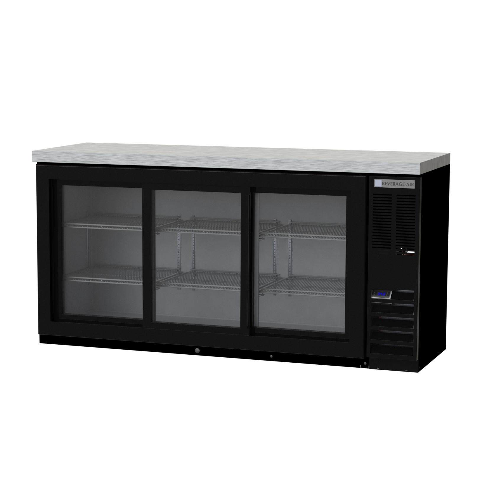 Beverage Air, BB72HC-1-GS-B-27, Back Bar Cabinet, Refrigerated