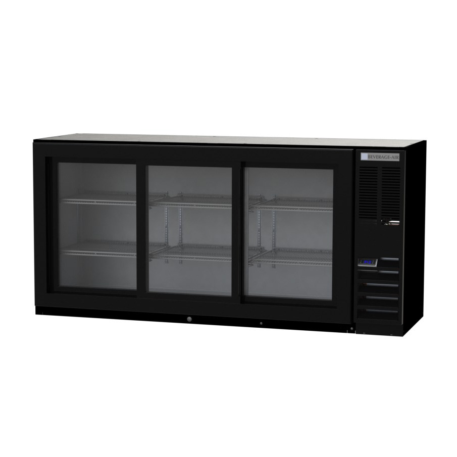 Beverage Air, BB72HC-1-F-GS-B, Back Bar Cabinet, Refrigerated