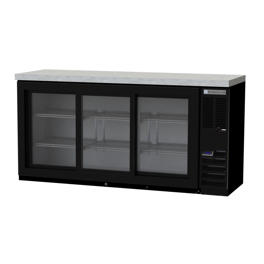 Beverage Air, BB72HC-1-F-GS-B-27, Back Bar Cabinet, Refrigerated