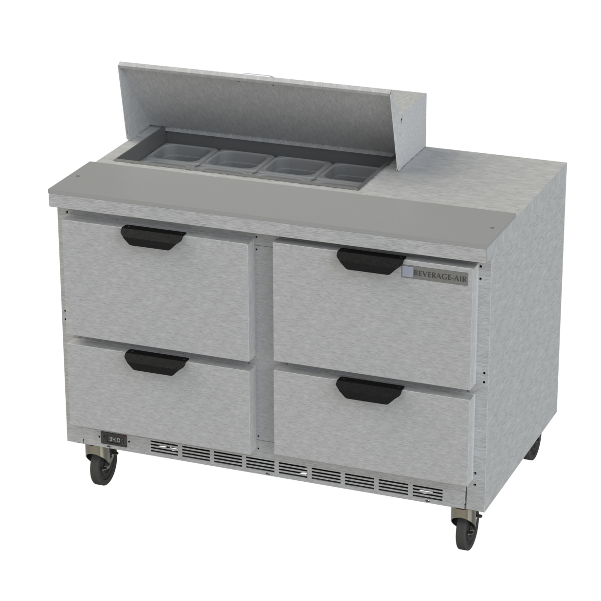 Beverage Air, SPED48HC-08-4, Refrigerated Counter, Sandwich / Salad Unit