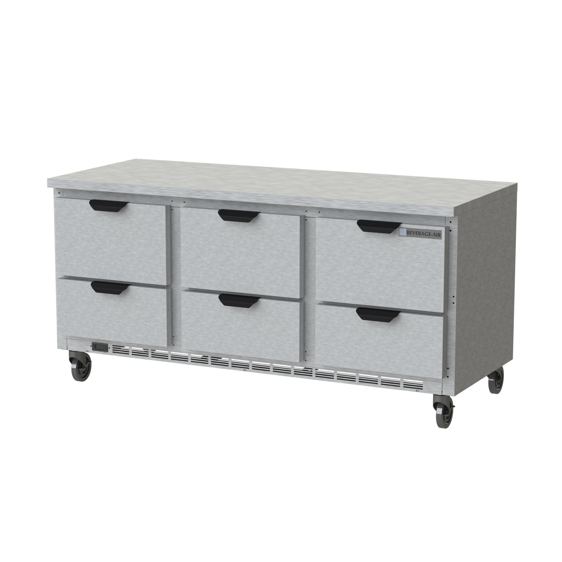 Beverage Air, WTRD72AHC-6-FLT, Refrigerated Counter, Work Top