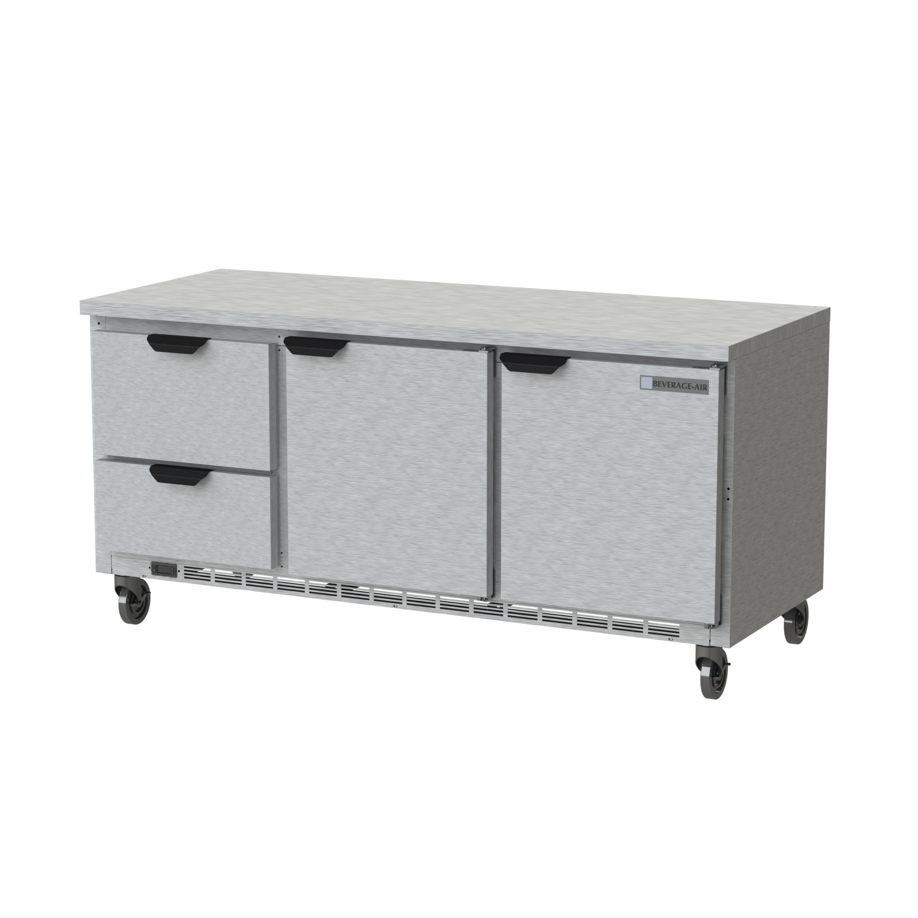 Beverage Air, WTRD72AHC-2-FLT, Refrigerated Counter, Work Top
