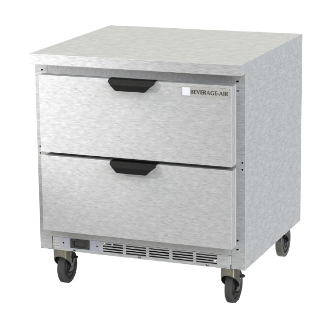 Beverage Air, WTRD32AHC-2-FLT, Refrigerated Counter, Work Top