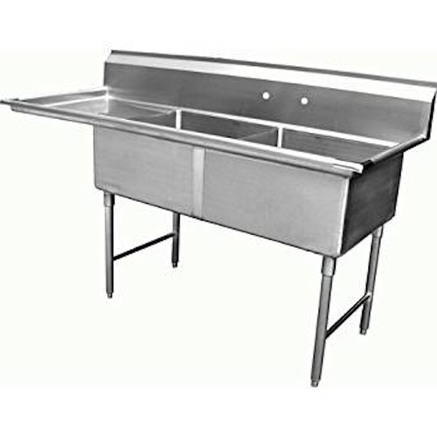 Blue Air Commercial Refrigeration, BS2-18-12/L, Two Compartment Sink