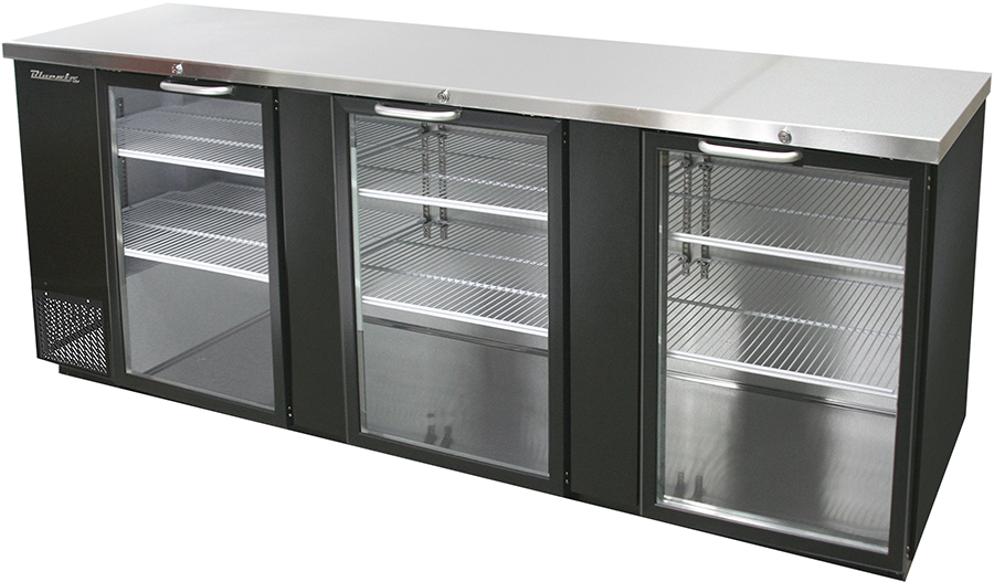Blue Air Commercial Refrigeration, BBB90-4BG-HC, Back Bar Cooler