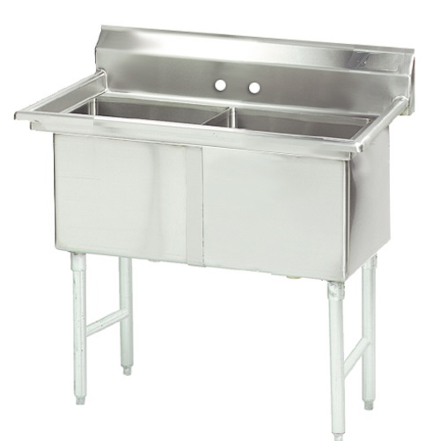 Blue Air Commercial Refrigeration, BS2-18-12/N, Two Compartment Sink
