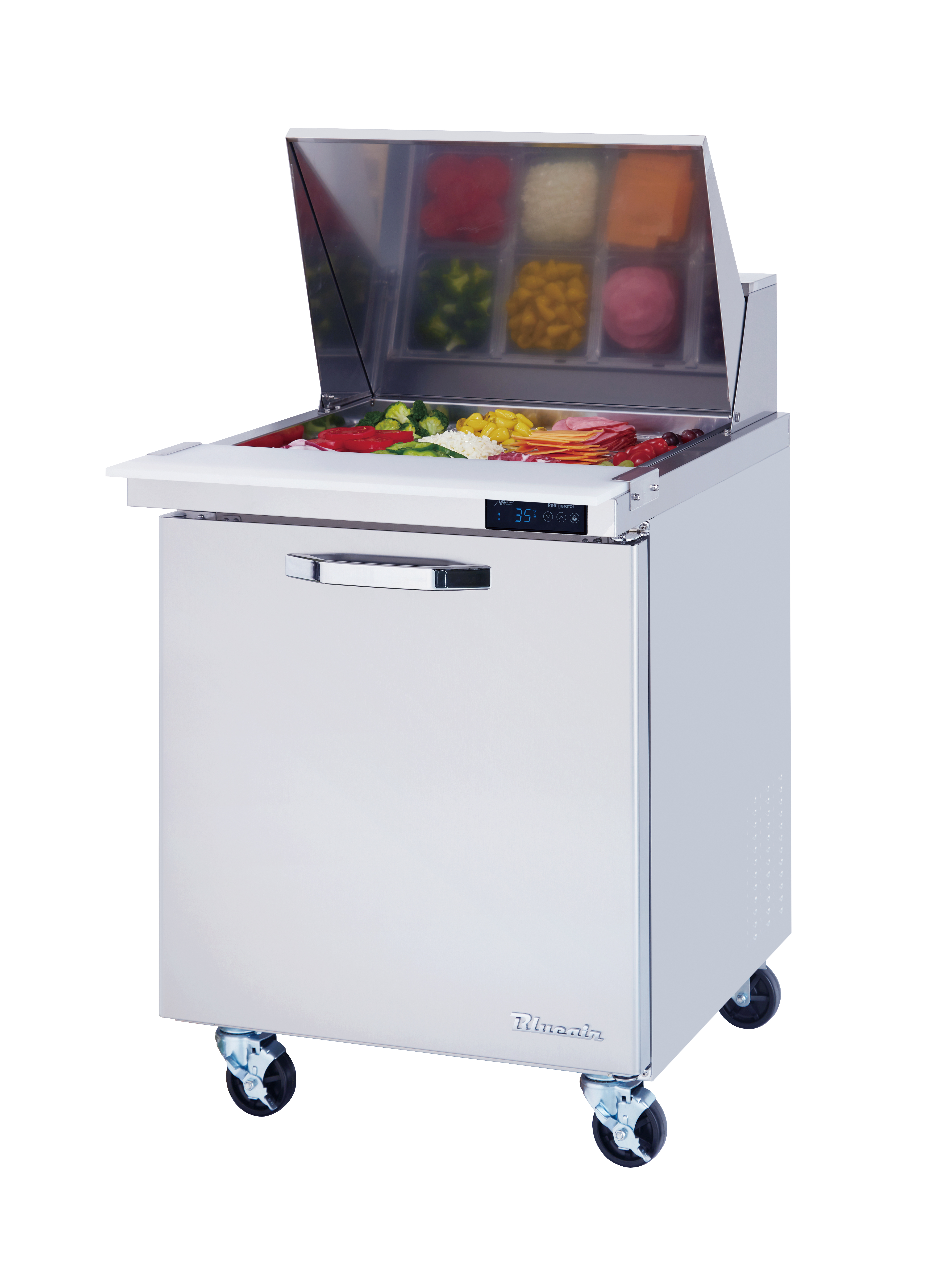 Blue Air Commercial Refrigeration, BLMT28-HC, Mega Top Sandwich Prep Table