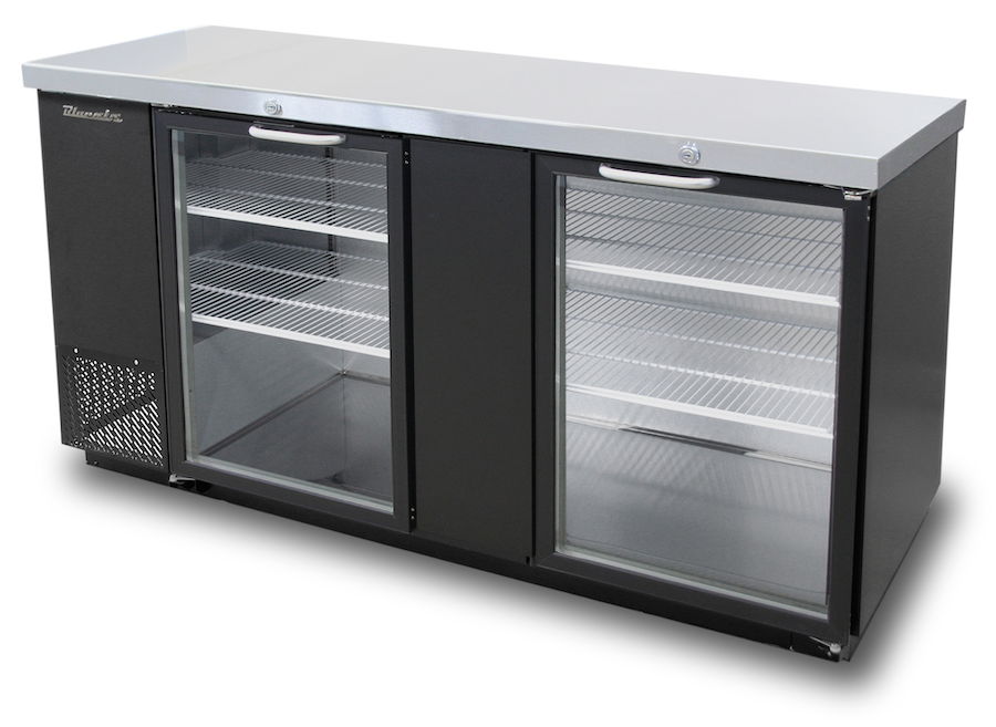 Blue Air Commercial Refrigeration, BBB69-3BG-HC, Back Bar Cooler