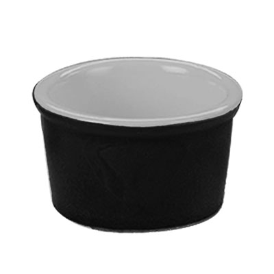 CAC China, RKF-25-BLK, Ramekin / Sauce Cup, China
