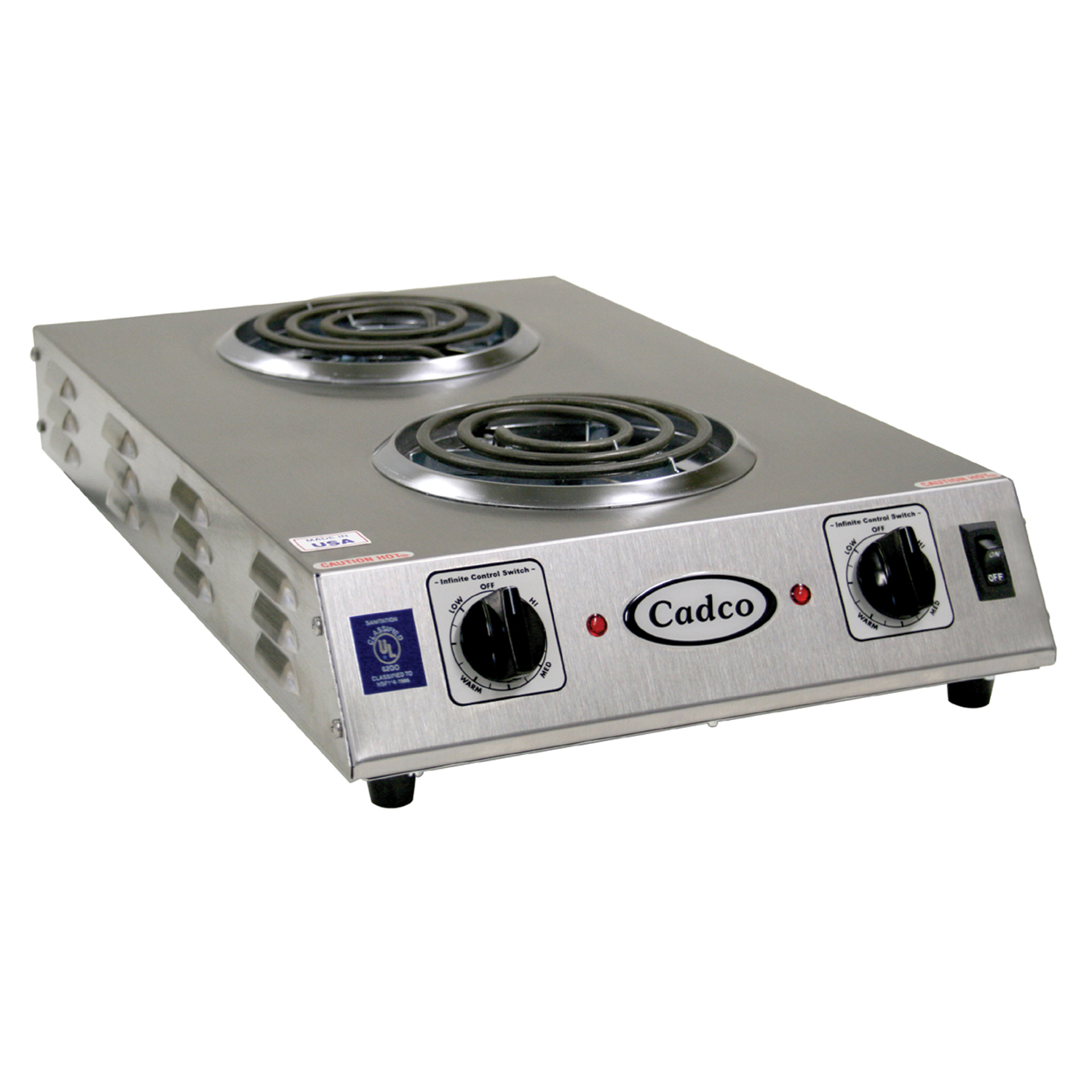 Cadco, CDR-1TFB, Hotplate, Countertop, Electric