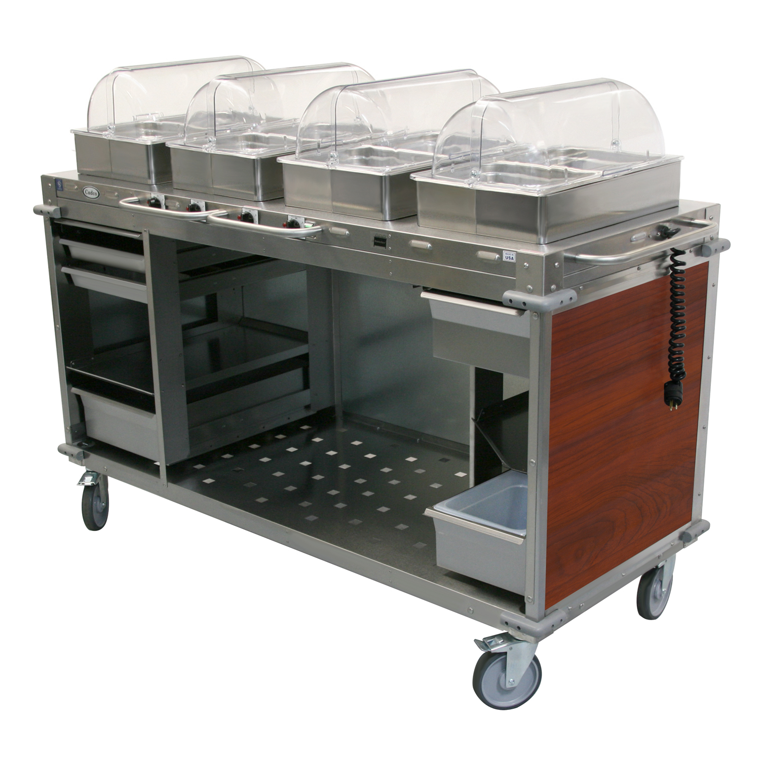 Cadco, CBC-HHHH-L5-4, Serving Counter, Hot Food, Electric