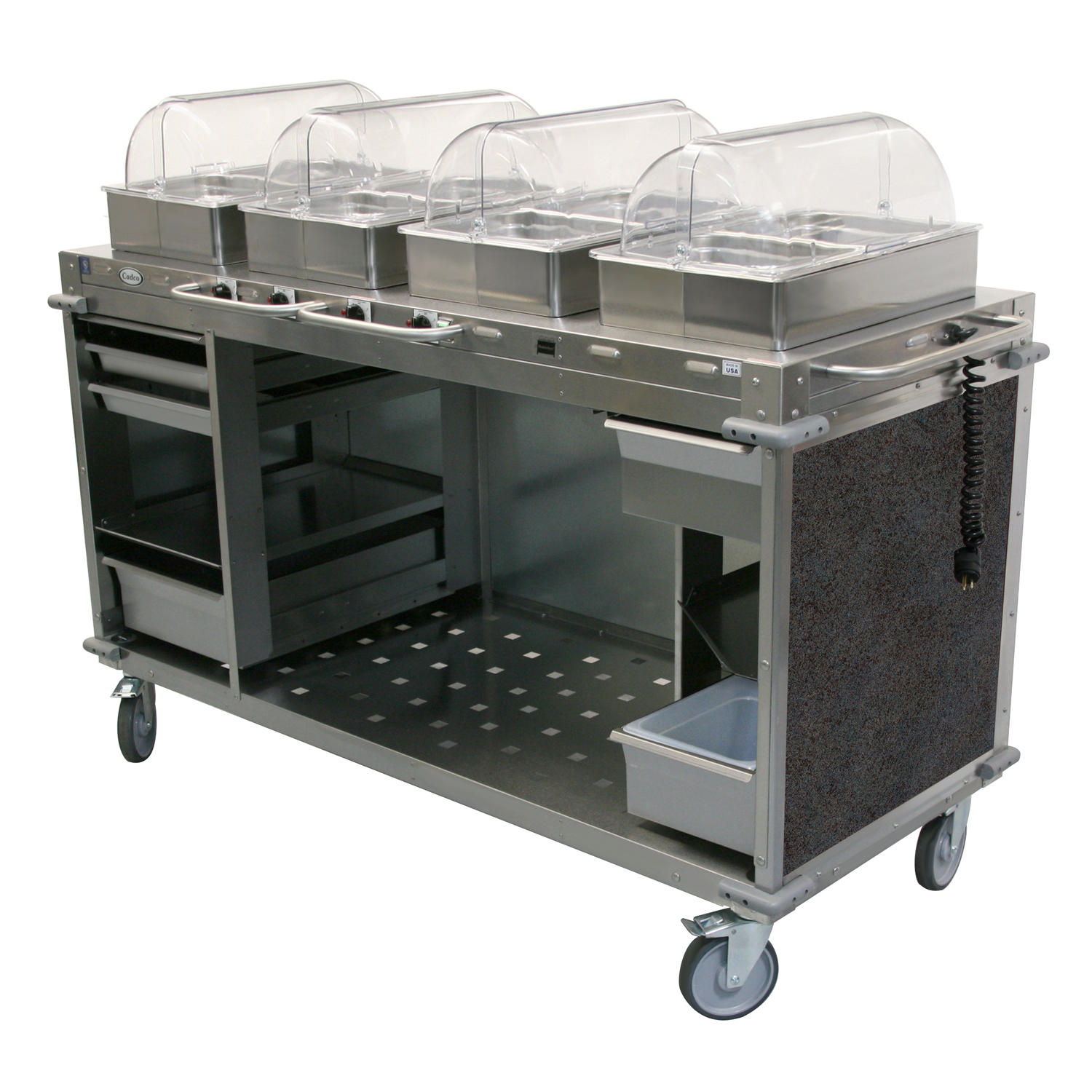 Cadco, CBC-HHHH-L3-4, Serving Counter, Hot Food, Electric