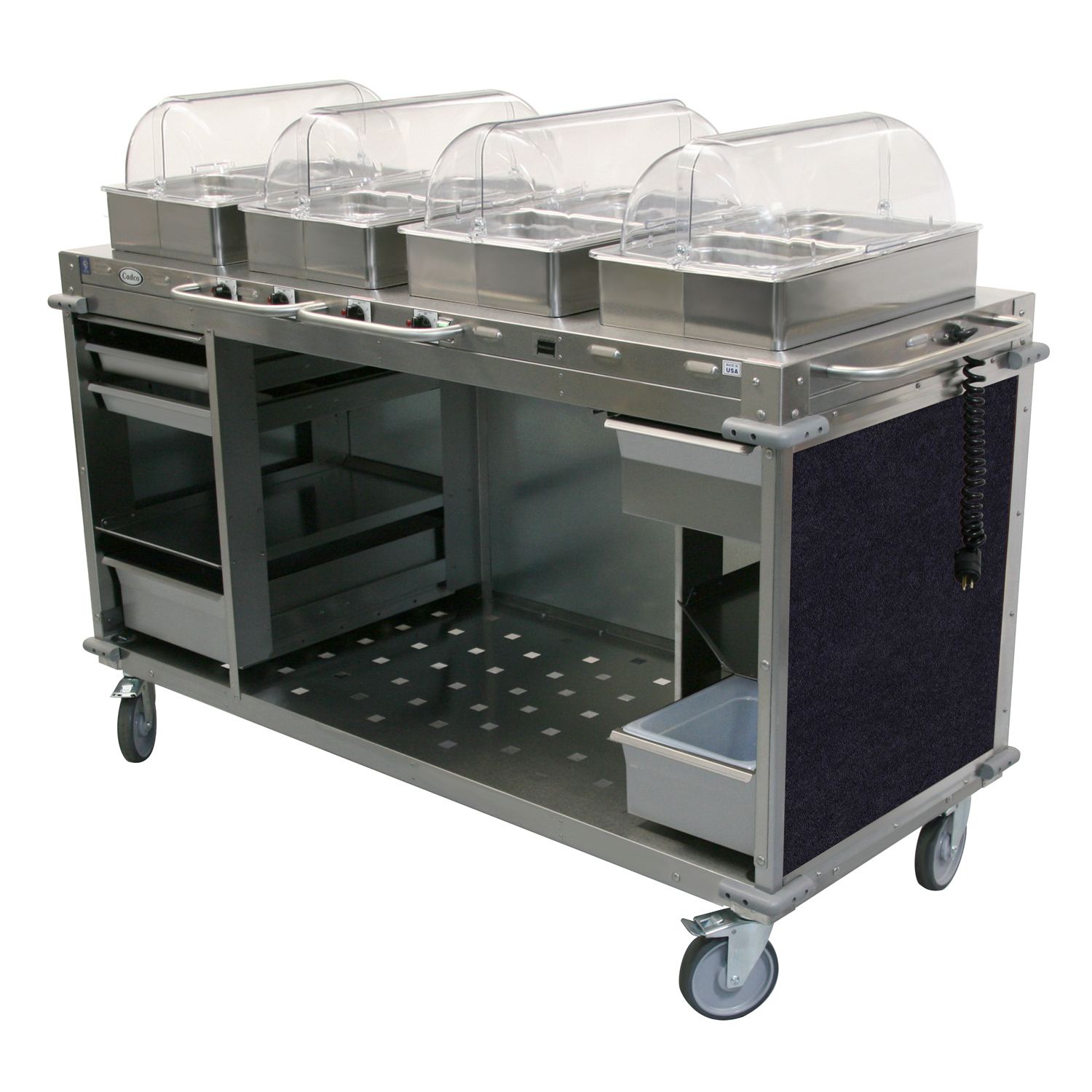 Cadco, CBC-HHHH-L4-4, Serving Counter, Hot Food, Electric
