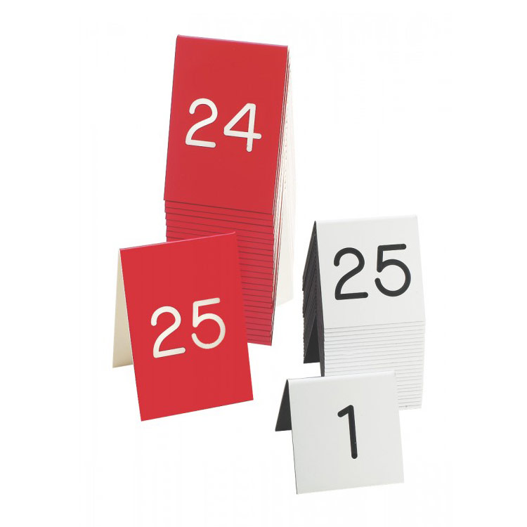 Cal-Mil, 271A-1, Tabletop Sign, Tent / Number