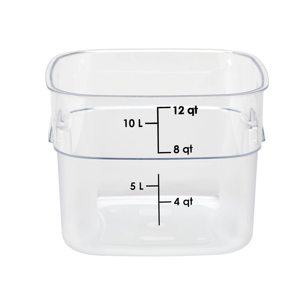 Cambro, 12SFSPROCW135, Square Food Storage Container (CamSquares FreshPro)