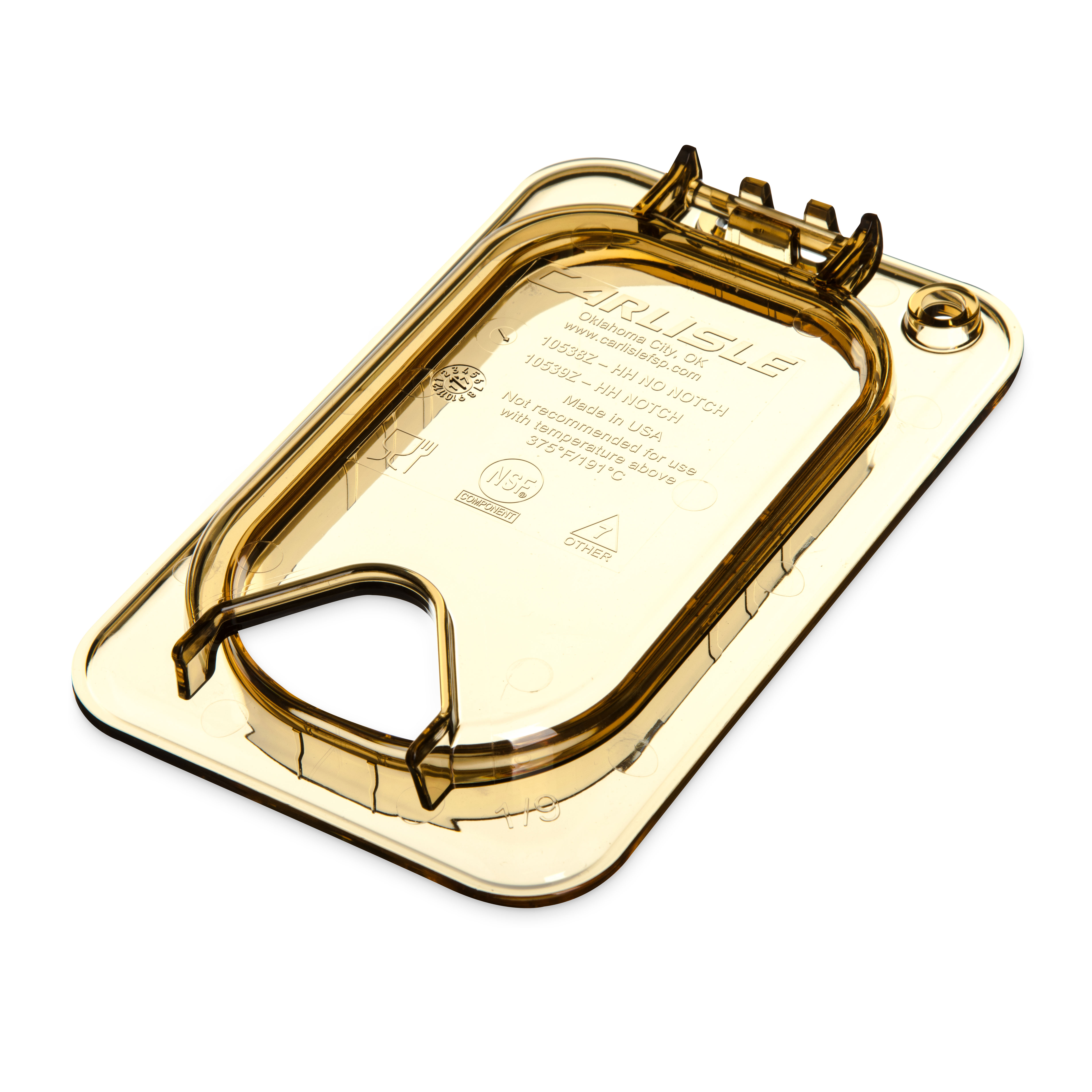 Carlisle, 10539Z13, Food Pan Cover, Hi-Temp Plastic