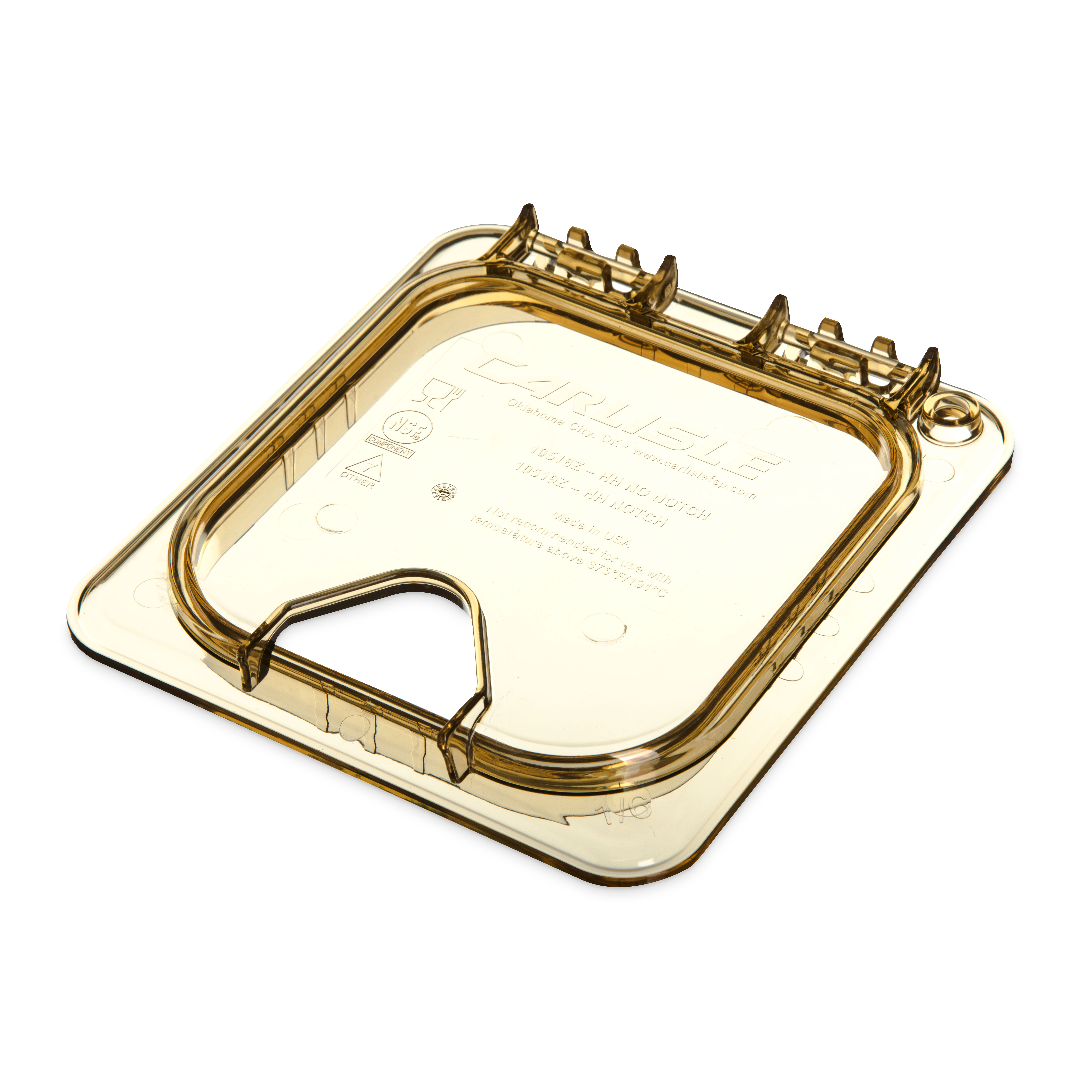 Carlisle, 10519Z13, Food Pan Cover, Hi-Temp Plastic