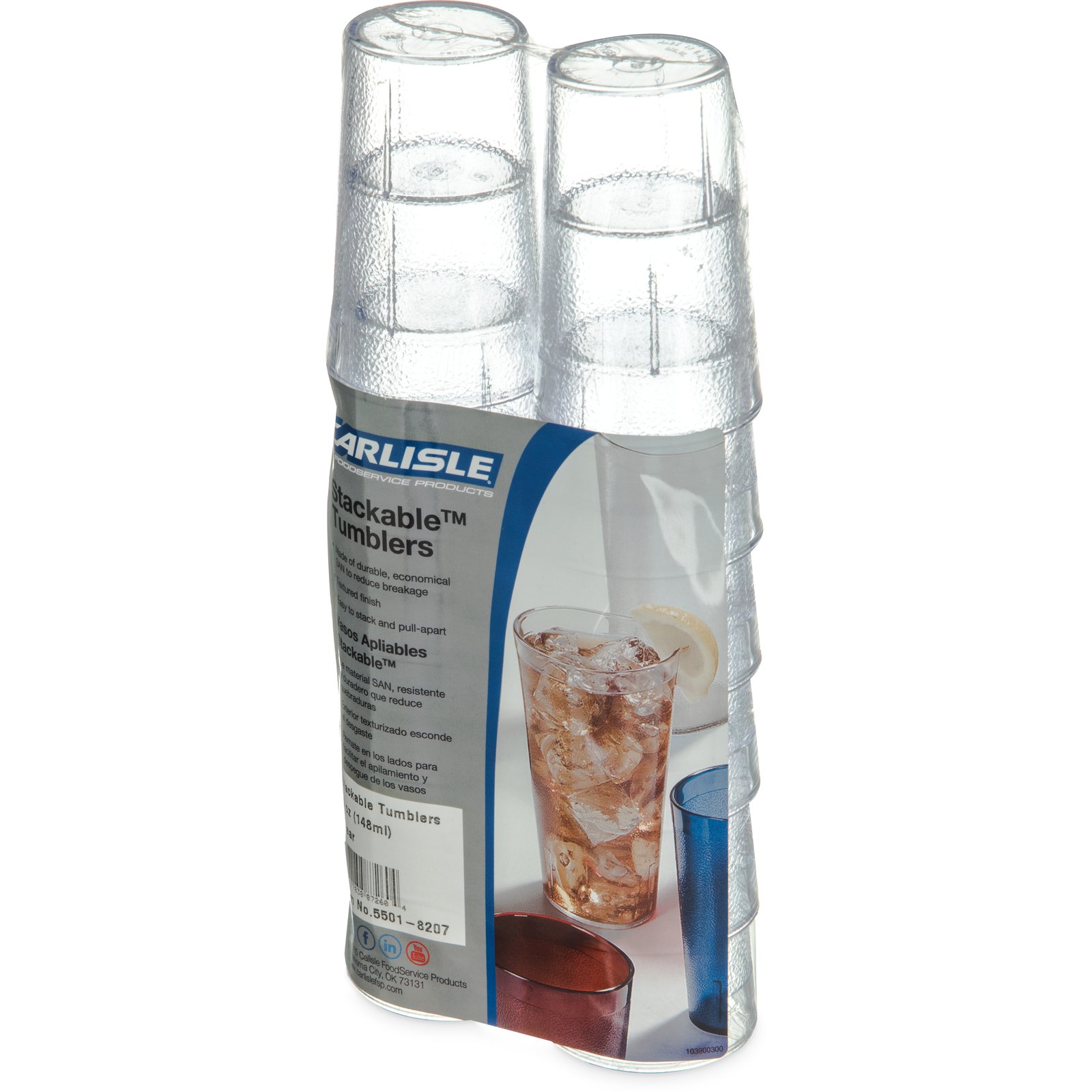 Carlisle, 5501-8207, Tumbler, Plastic
