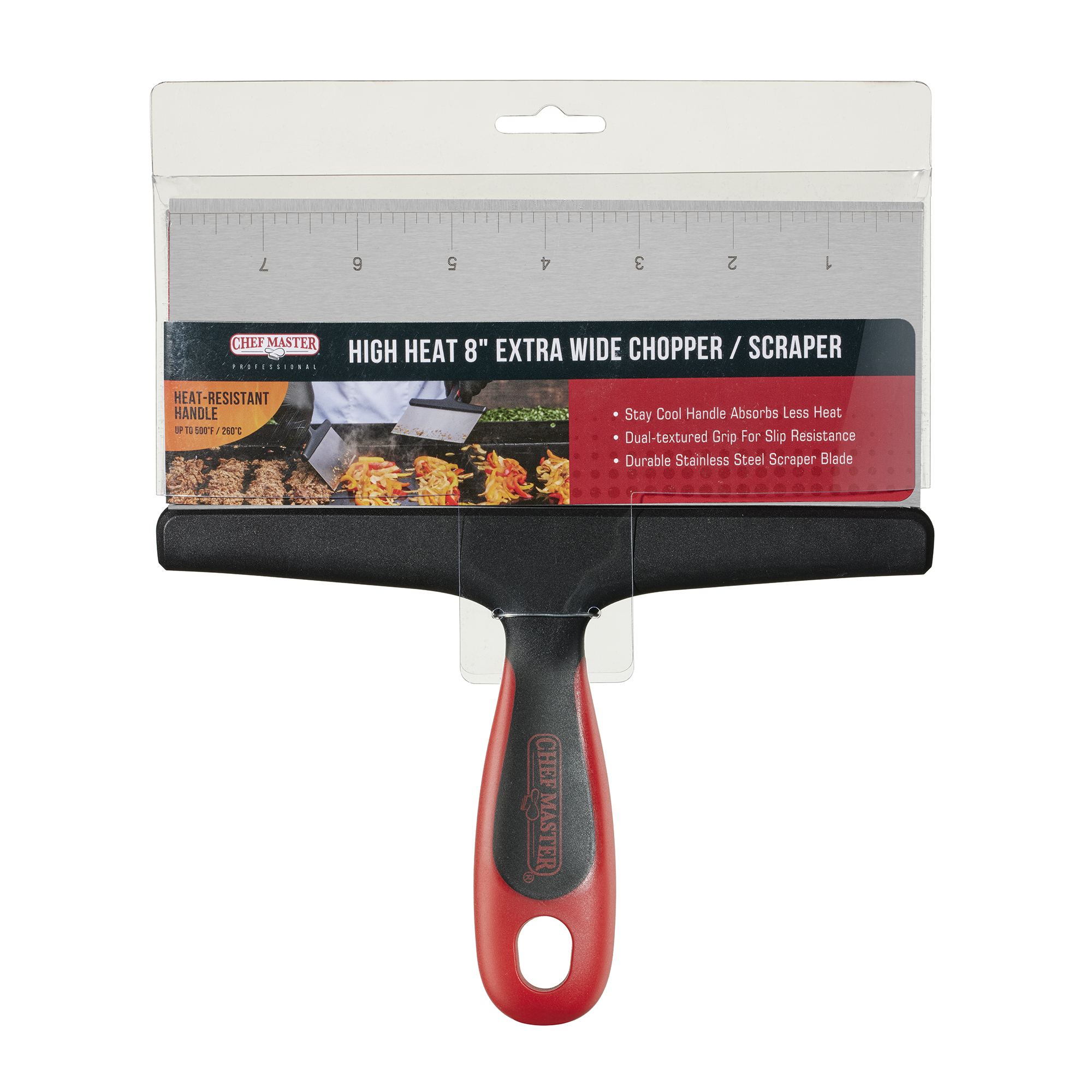 Chef Master, 90264, Griddle Scraper, Heavy Duty