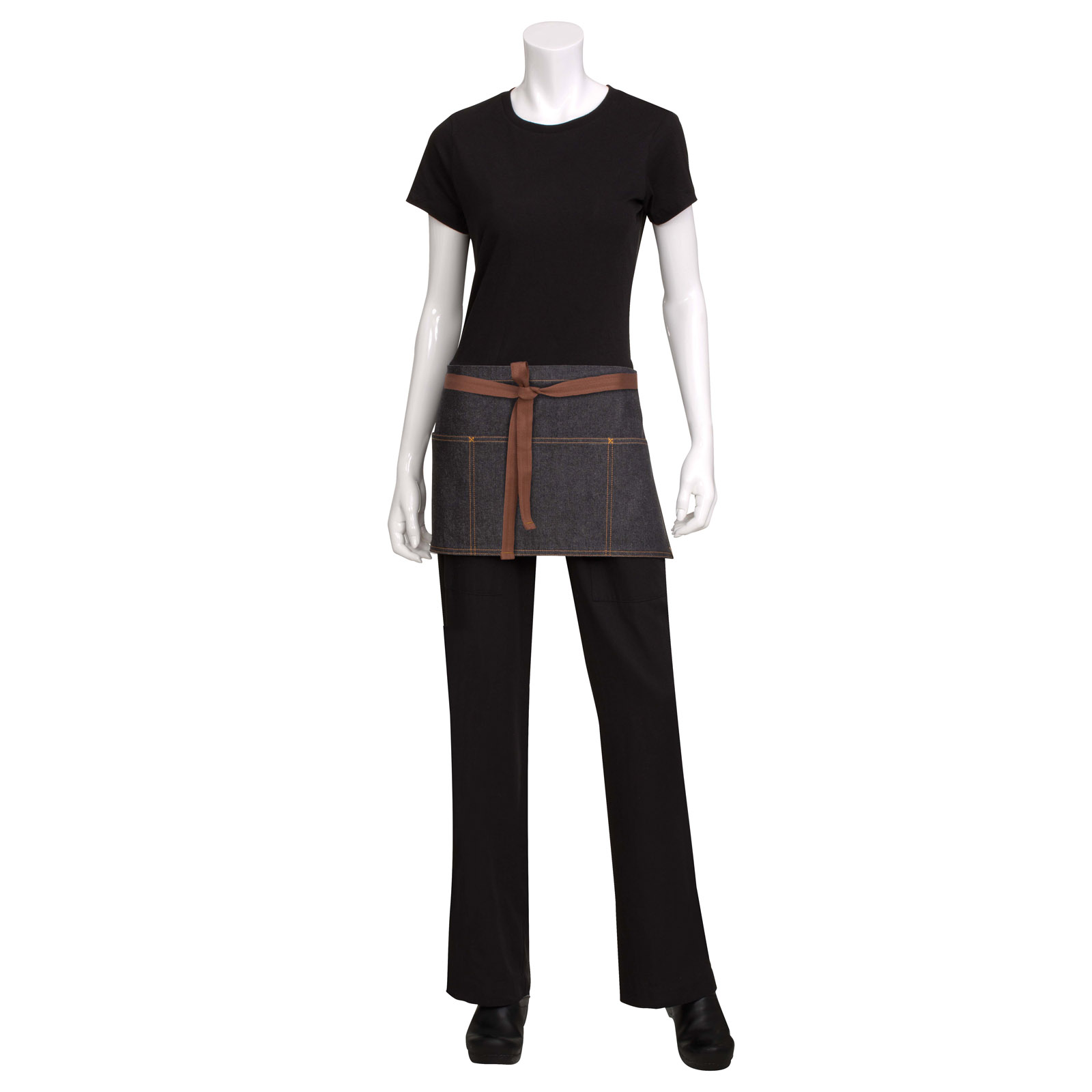 Chef Works, AW054-BLK-0, Waist Apron