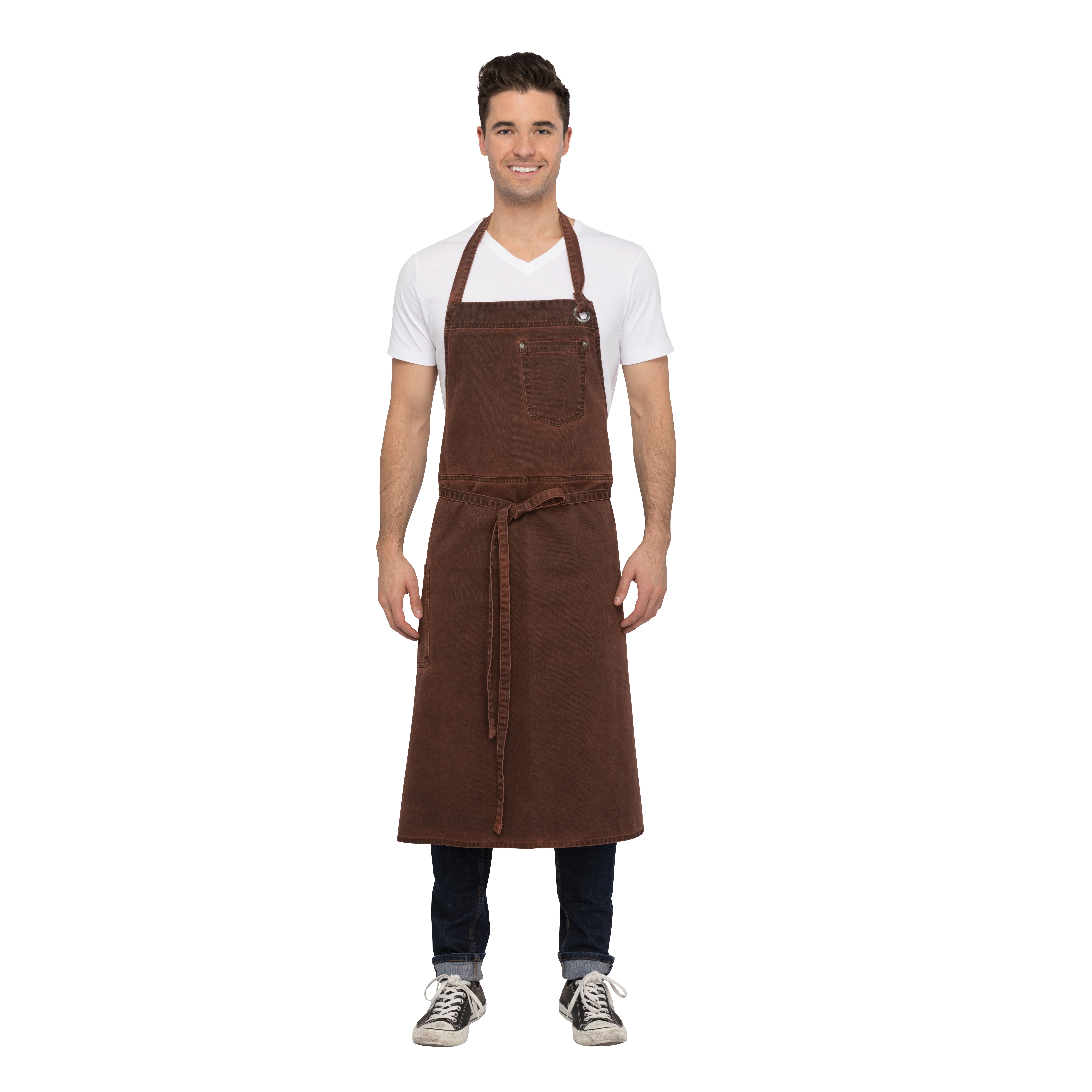 Chef Works, ABCAQ004-RUS-0, Bib Apron