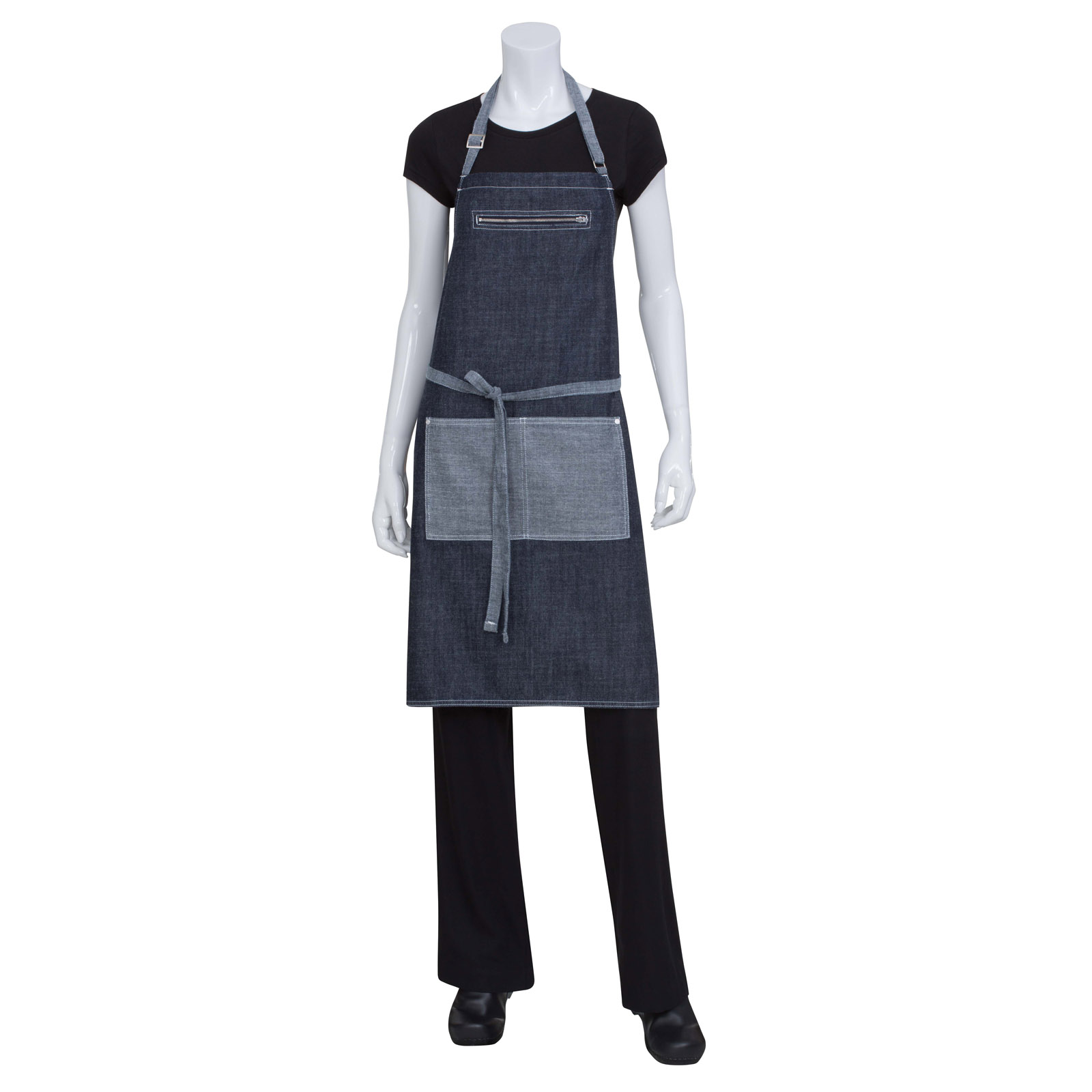 Chef Works, AB034-IBL-0, Bib Apron