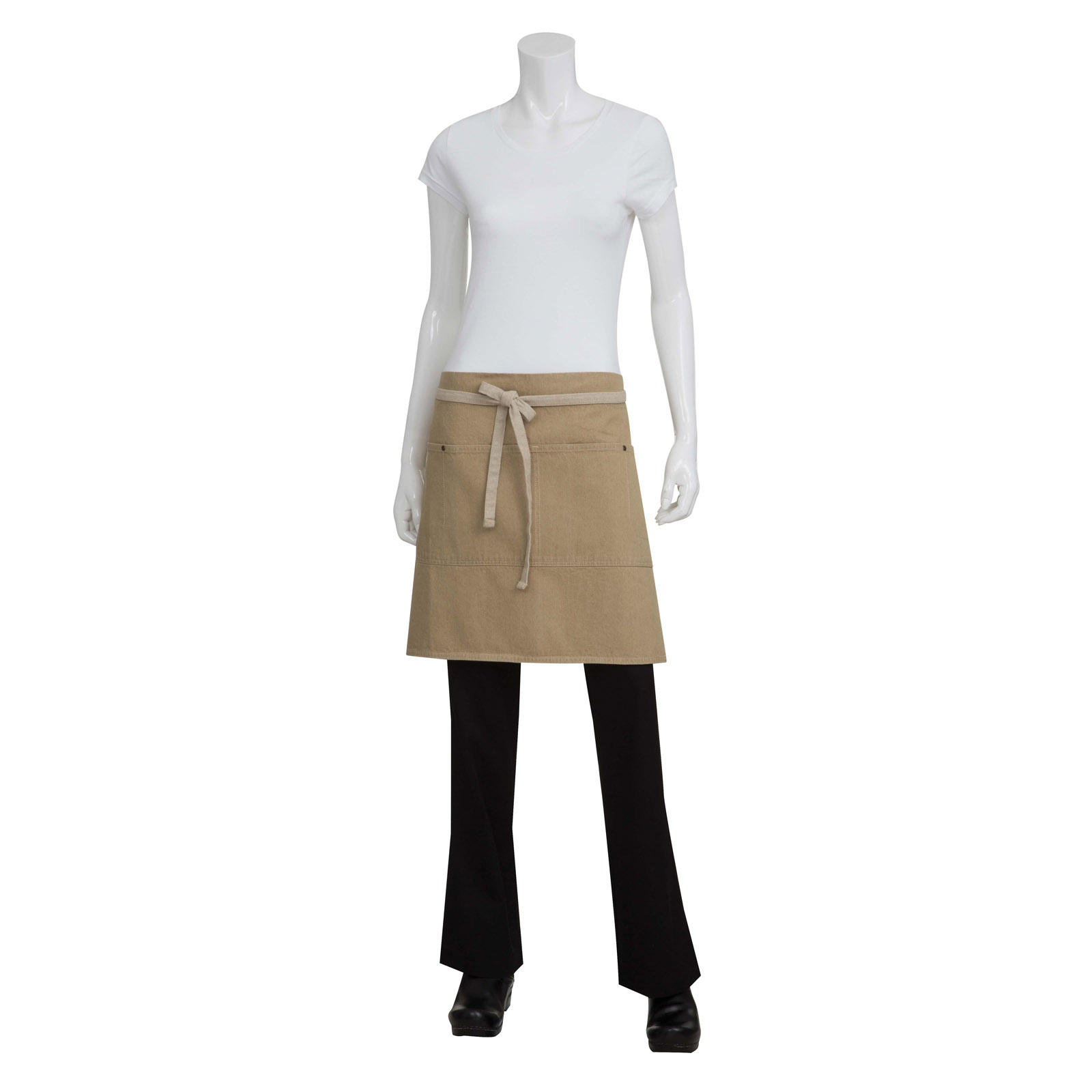 Chef Works, ALWCD026-NAT-0, Waist Apron