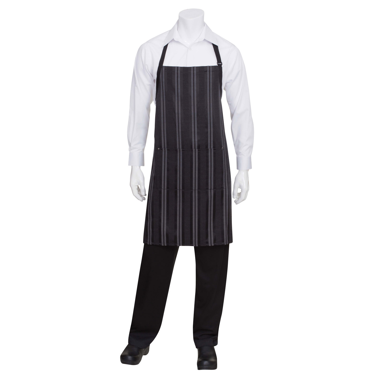 Chef Works, AB024-BGY-0, Bib Apron