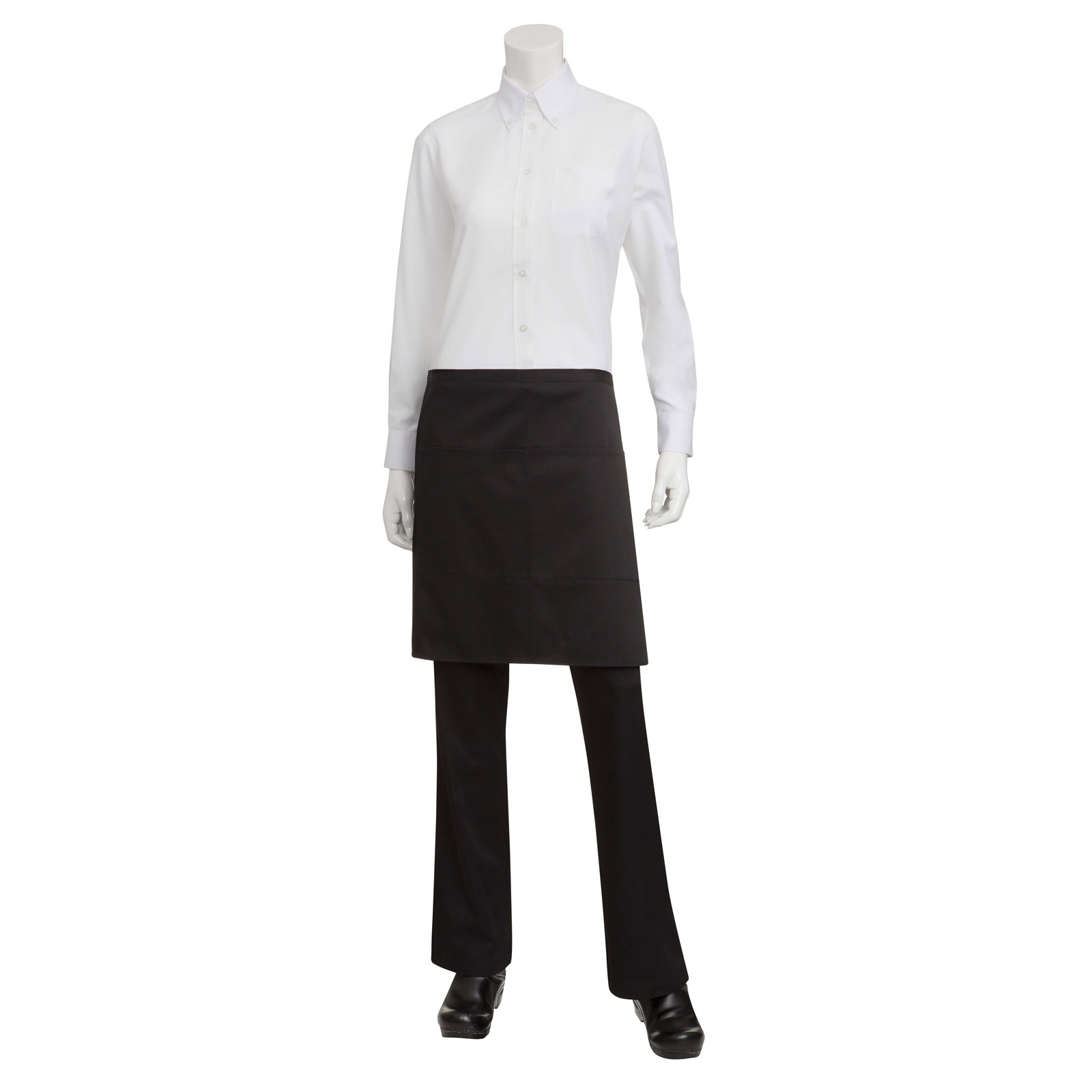 Chef Works, F28 -BLK-0, Waist Apron