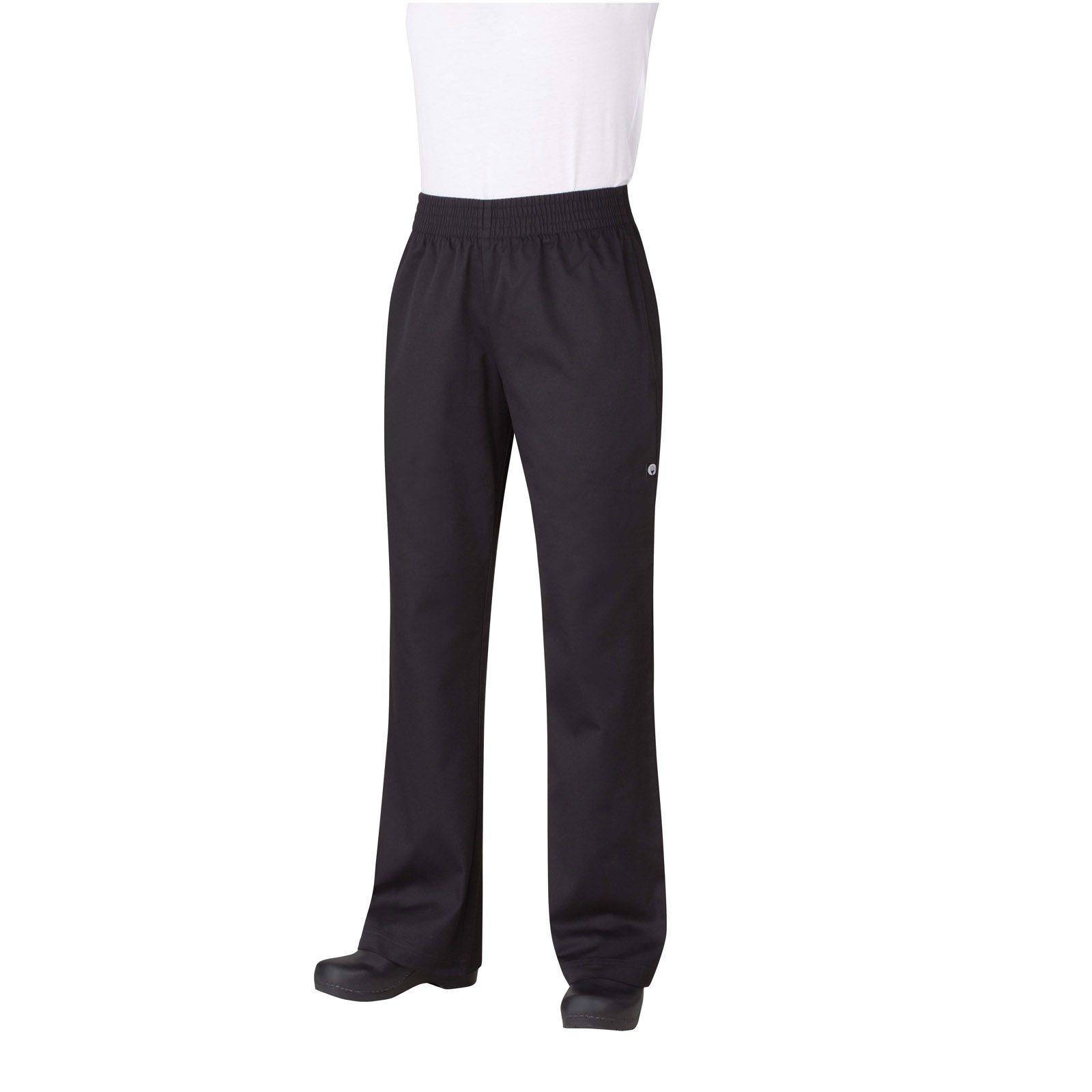 Chef Works, PW005-BLK-L, Chef's Pants