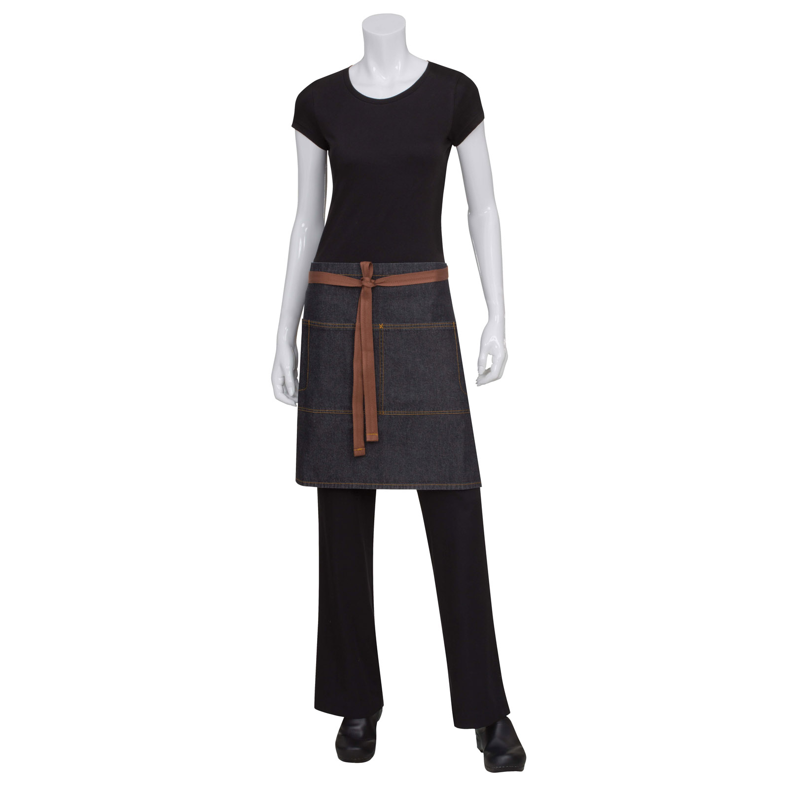 Chef Works, AW048-BLK-0, Waist Apron