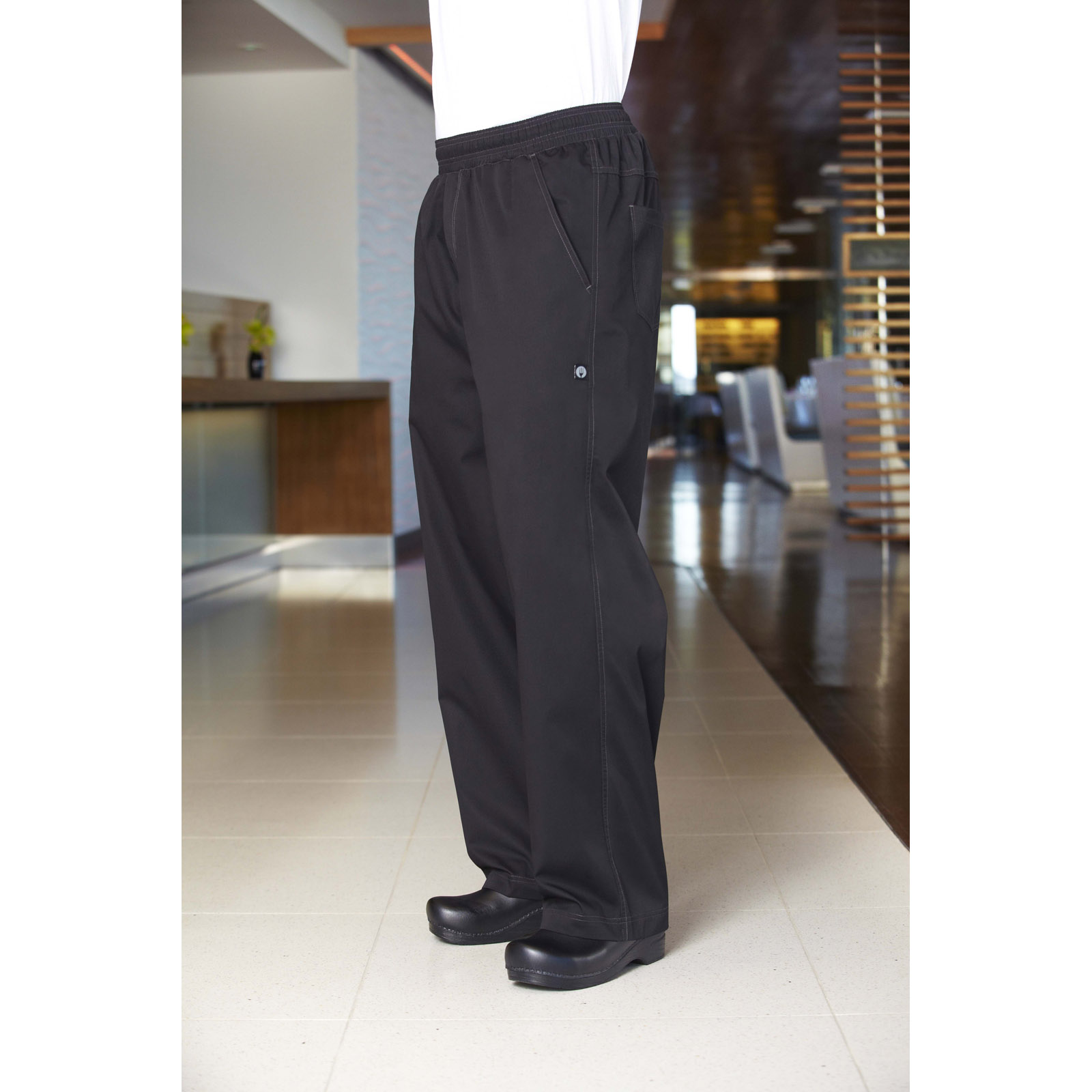 Chef Works Ultralux Mieux Construit Baggy Pants, Noir, Noir, XXXL