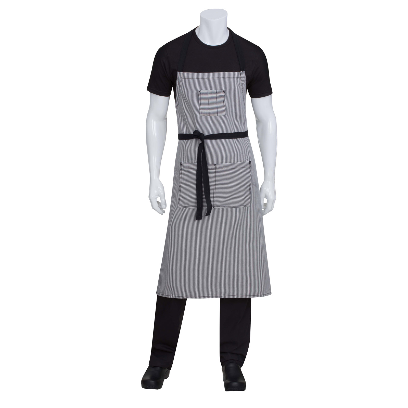 Chef Works, AB038-BLK-0, Bib Apron