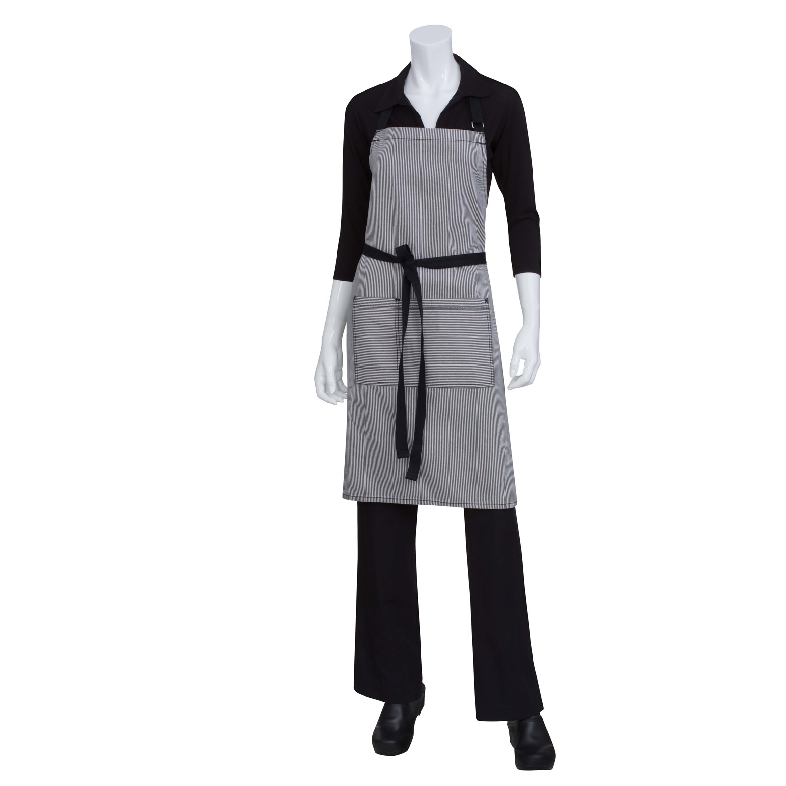 Chef Works, AB037-BLK-0, Bib Apron