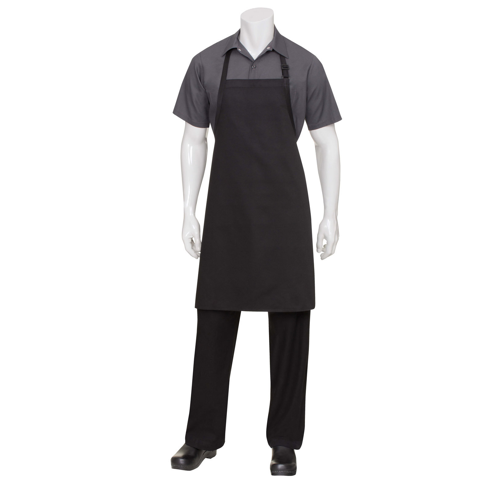 Chef Works, F8-GRY-0, Bib Apron