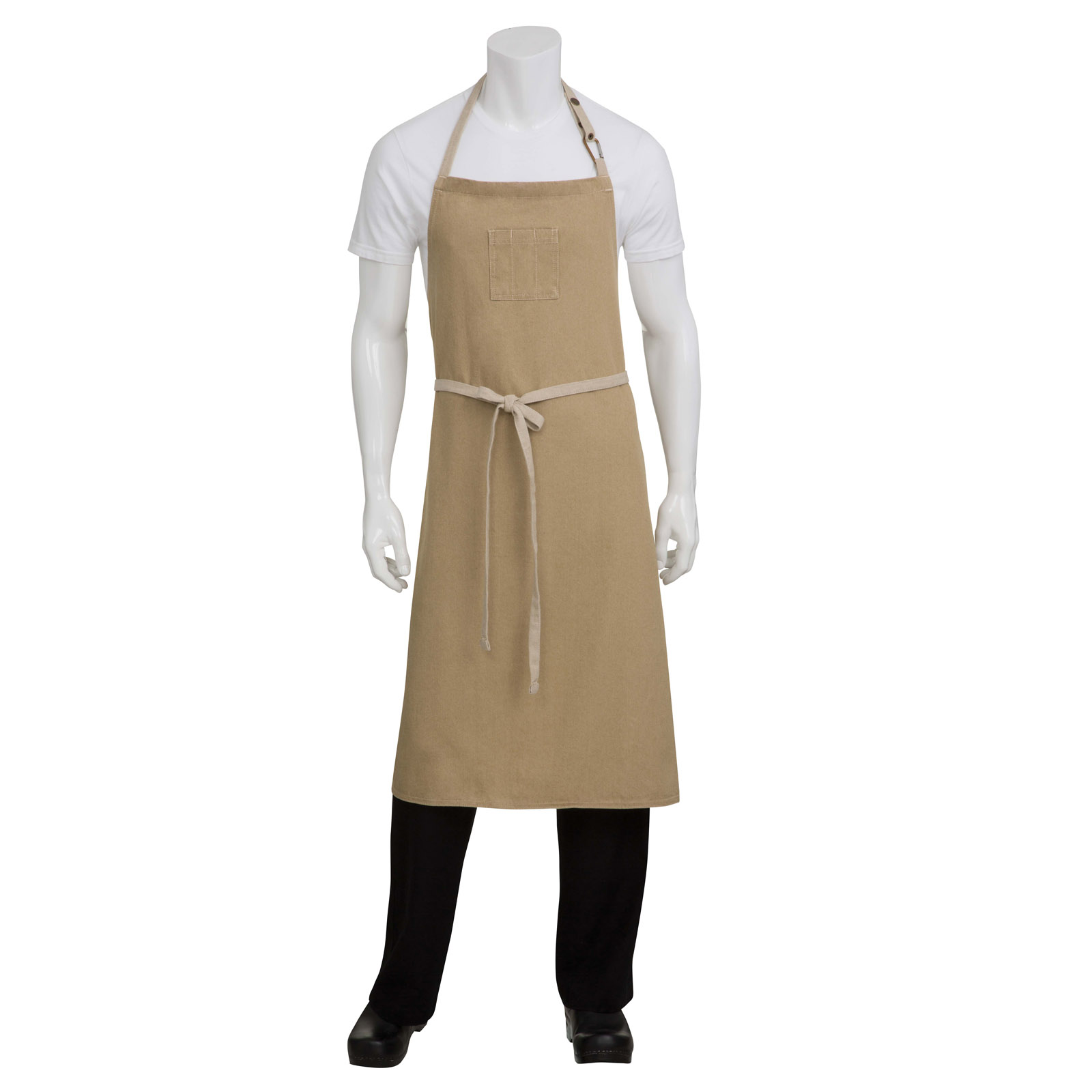 Chef Works, ABCCD006-NAT-0, Bib Apron