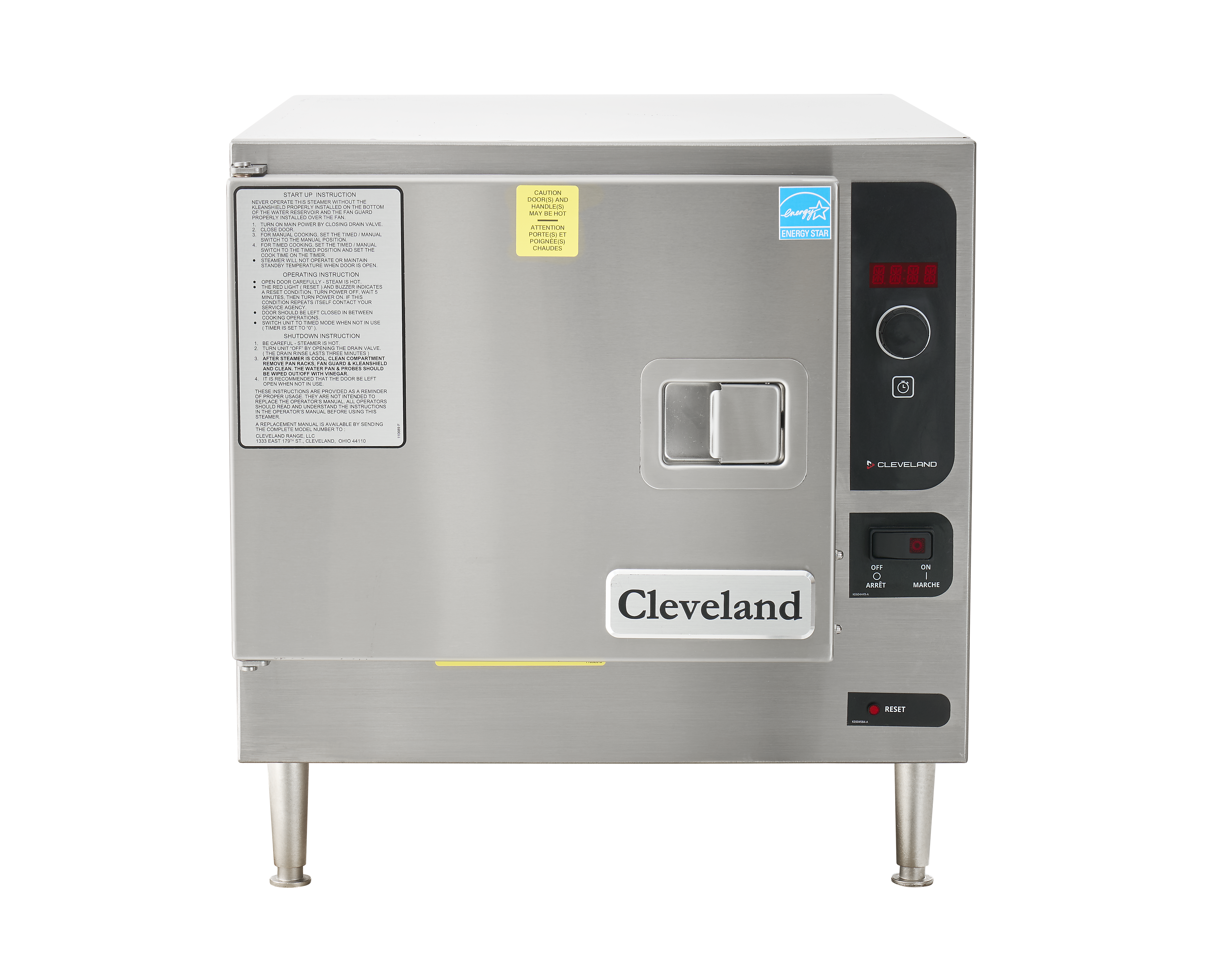 Cleveland, 22CET3.1, Steamer, Convection, Boilerless, Countertop, Electric