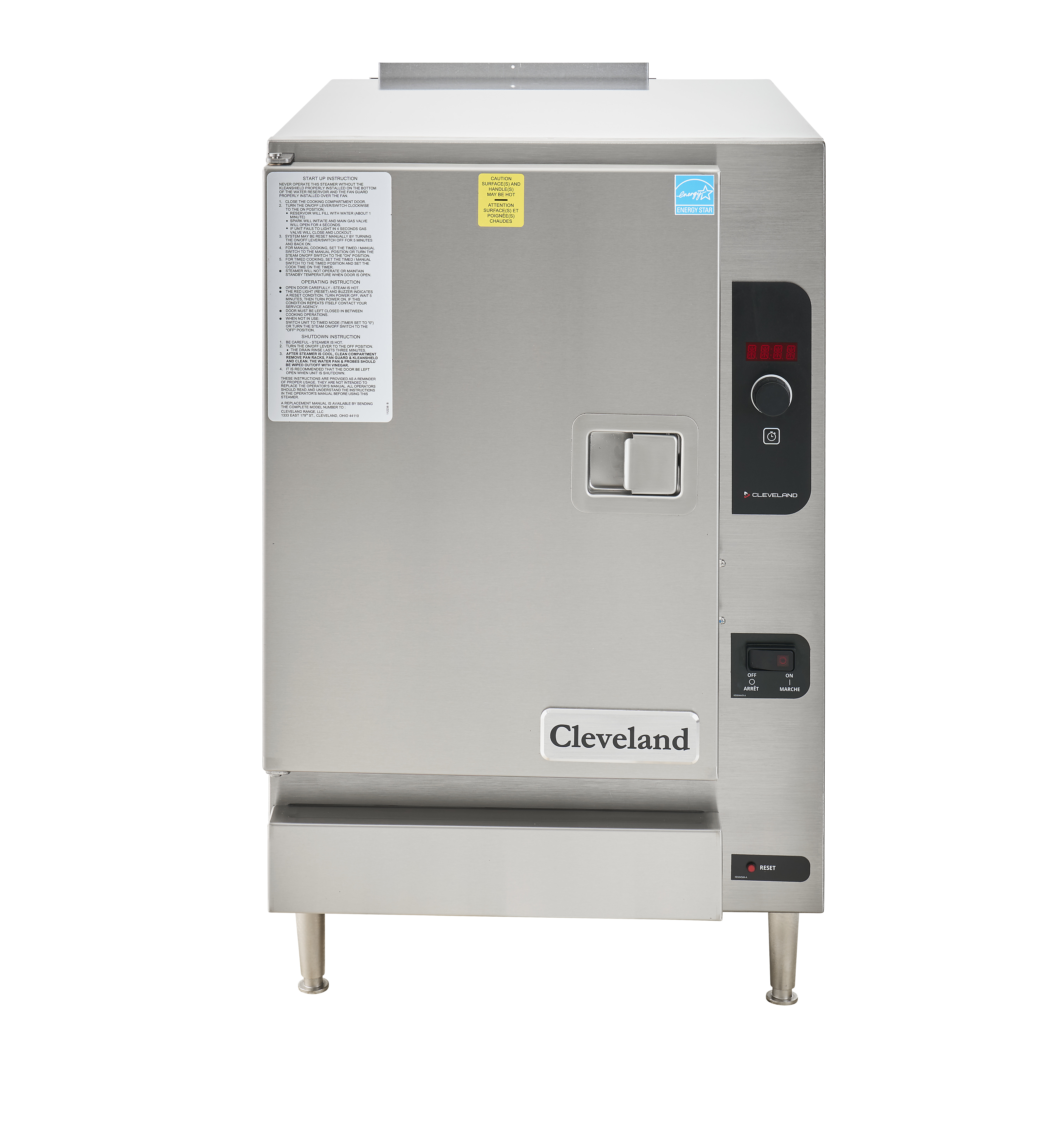 Cleveland, 22CGT6.1, Steamer, Convection, Boilerless, Countertop, Gas