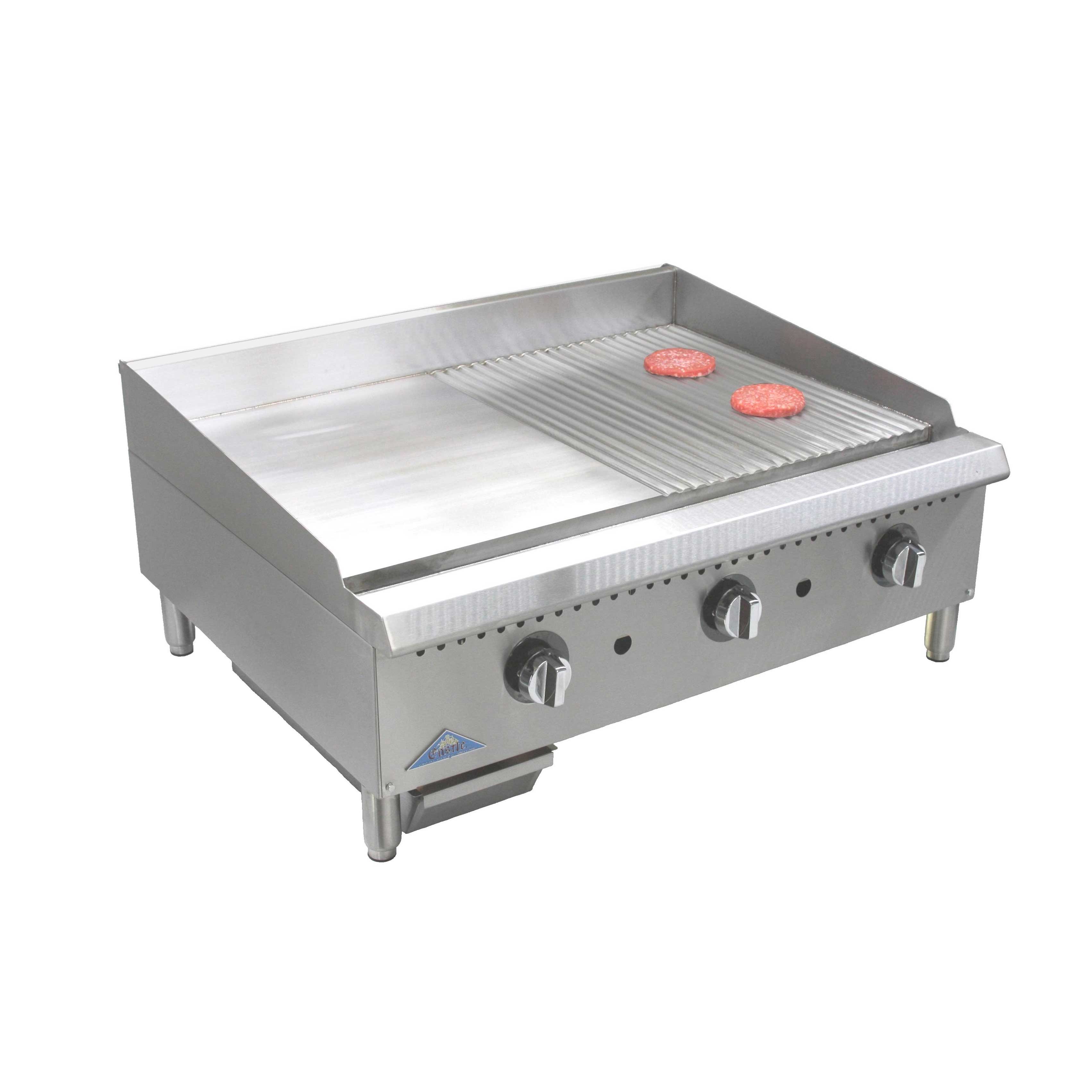 Comstock-Castle, HG48T-1-.5G, Griddle, Gas, Countertop