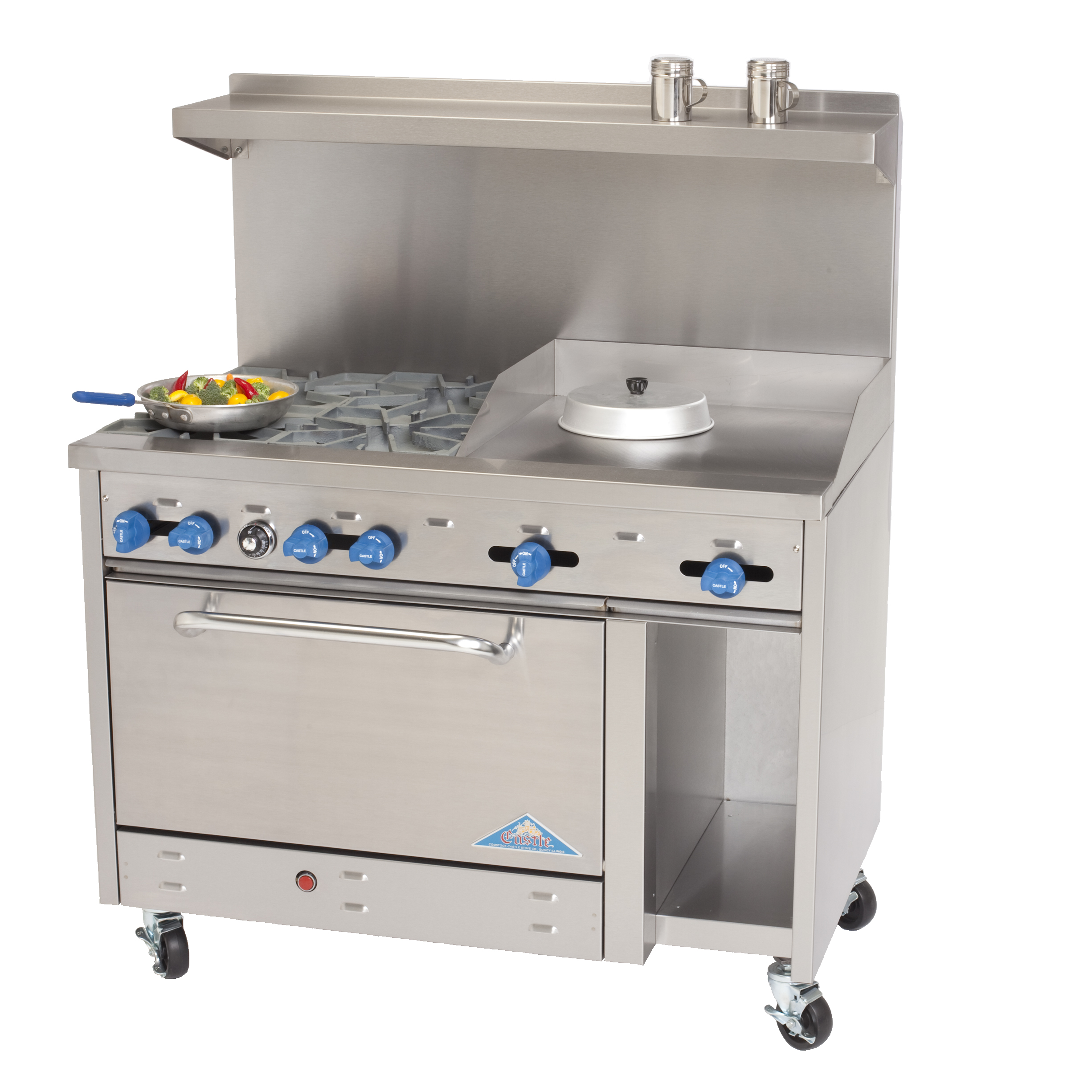 Comstock-Castle, F3430-12B, Range, 48" Restaurant, Gas