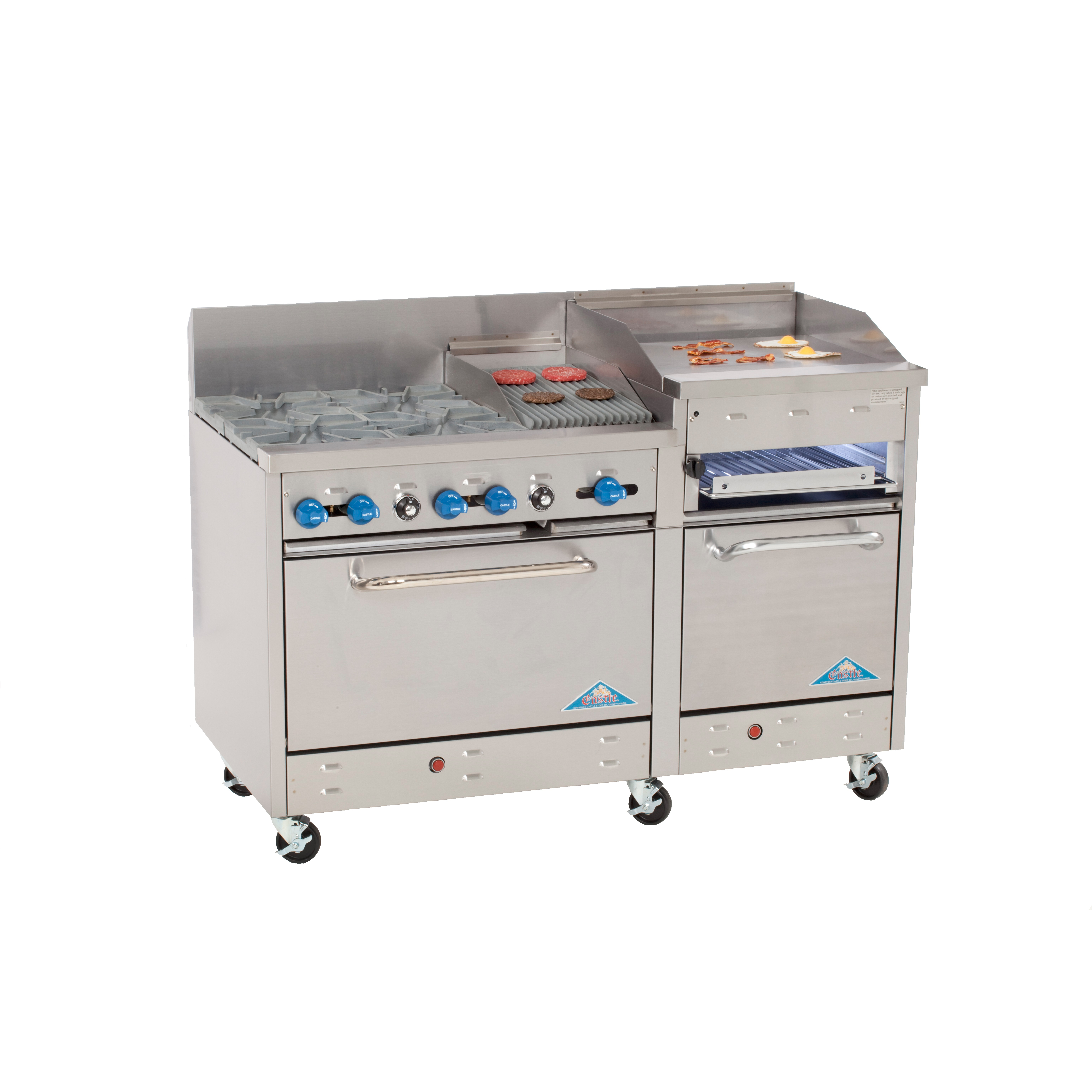 Comstock-Castle, F33018-1RB-24B, Range, 60" Restaurant, Gas