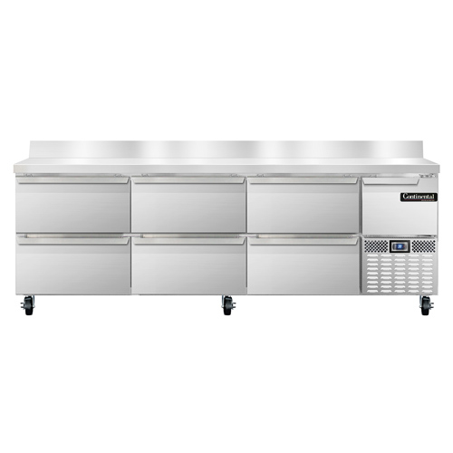 Continental Refrigerator, RA93NBS-D, Refrigerated Counter, Work Top