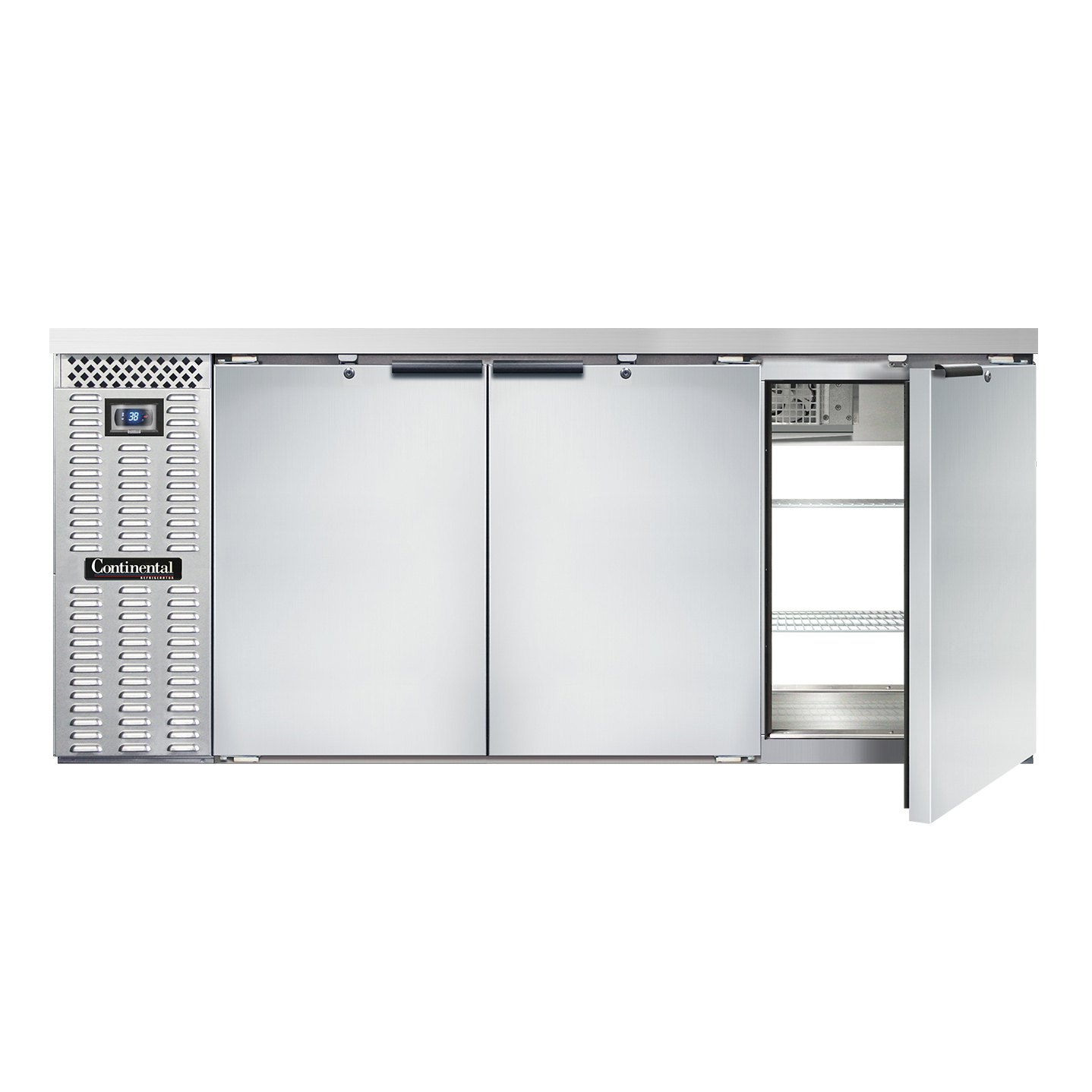 Continental Refrigerator, BB79NSSPT, Back Bar Cabinet, Refrigerated, Pass-Thru